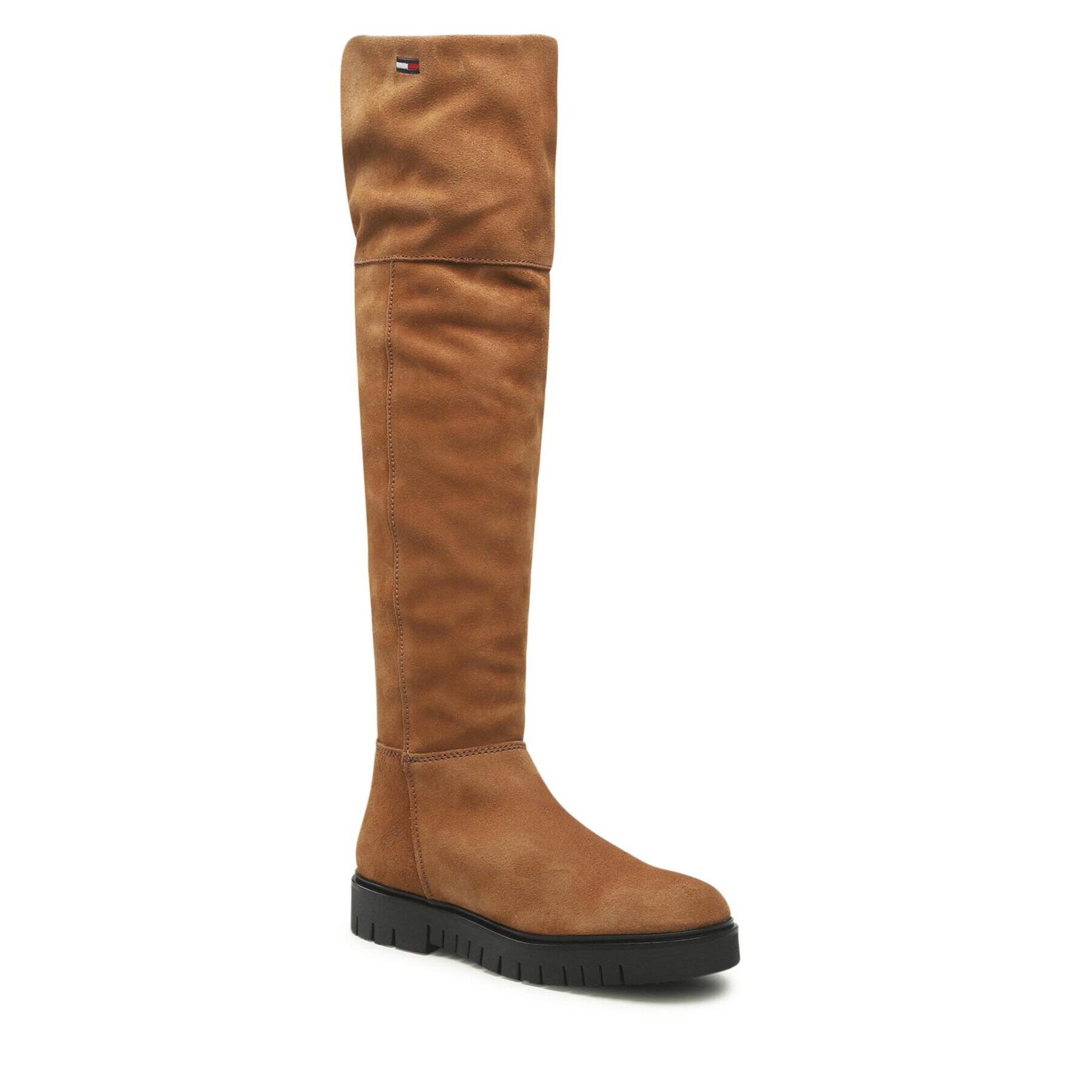 Tommy Jeans Mušketýrky Warmlined Long Boot EN0EN01994 Hnědá - Pepit.cz