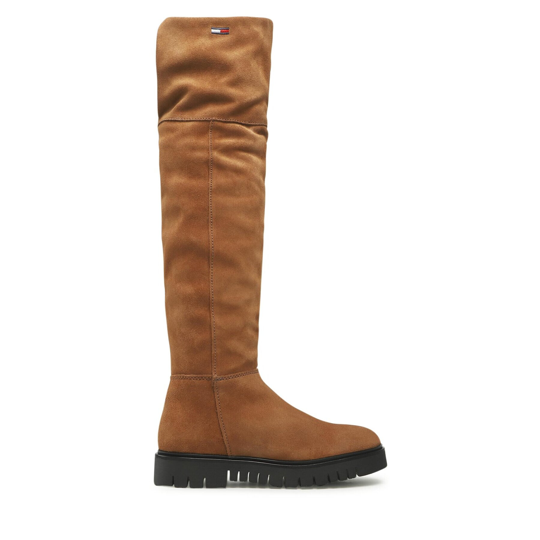 Tommy Jeans Mušketýrky Warmlined Long Boot EN0EN01994 Hnědá - Pepit.cz