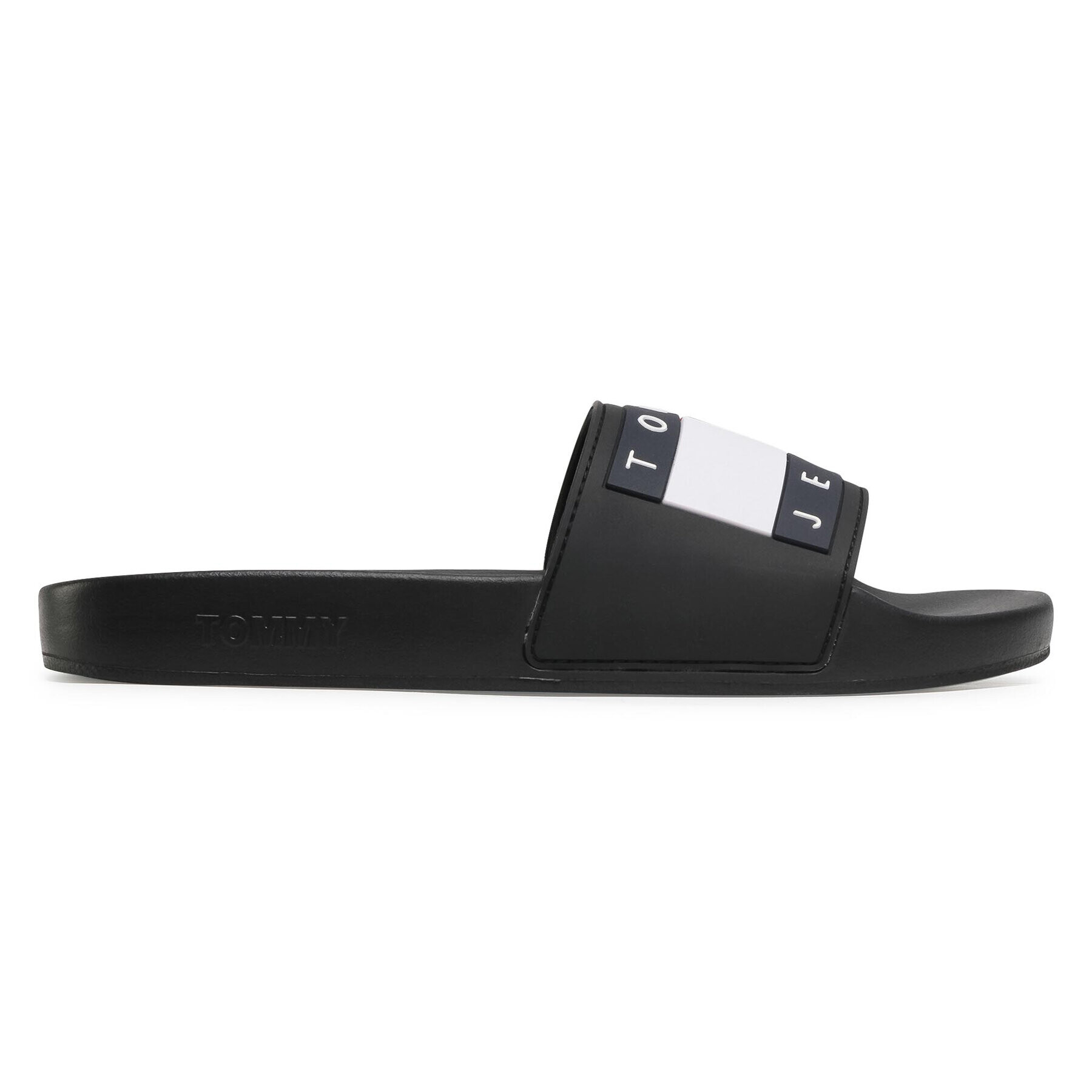 Tommy Jeans Nazouváky Flag Pool Slide EM0EM00689 Černá - Pepit.cz