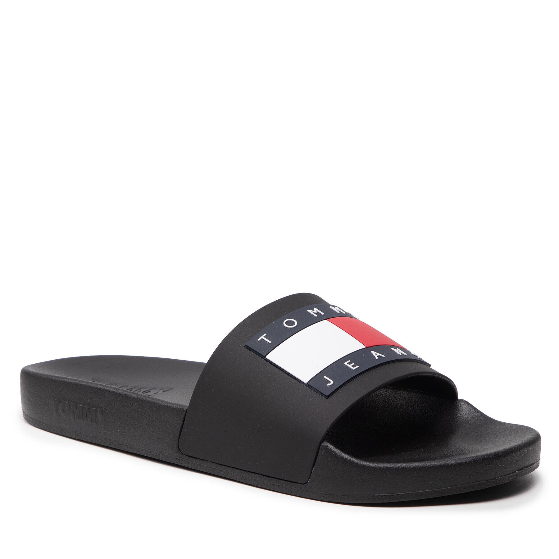 Tommy Jeans Nazouváky Mens Flag Pool Slide EM0EM01021 Černá - Pepit.cz