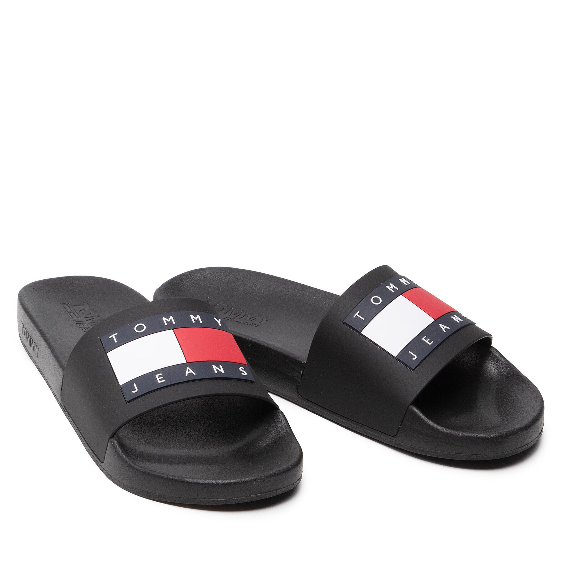 Tommy Jeans Nazouváky Mens Flag Pool Slide EM0EM01021 Černá - Pepit.cz