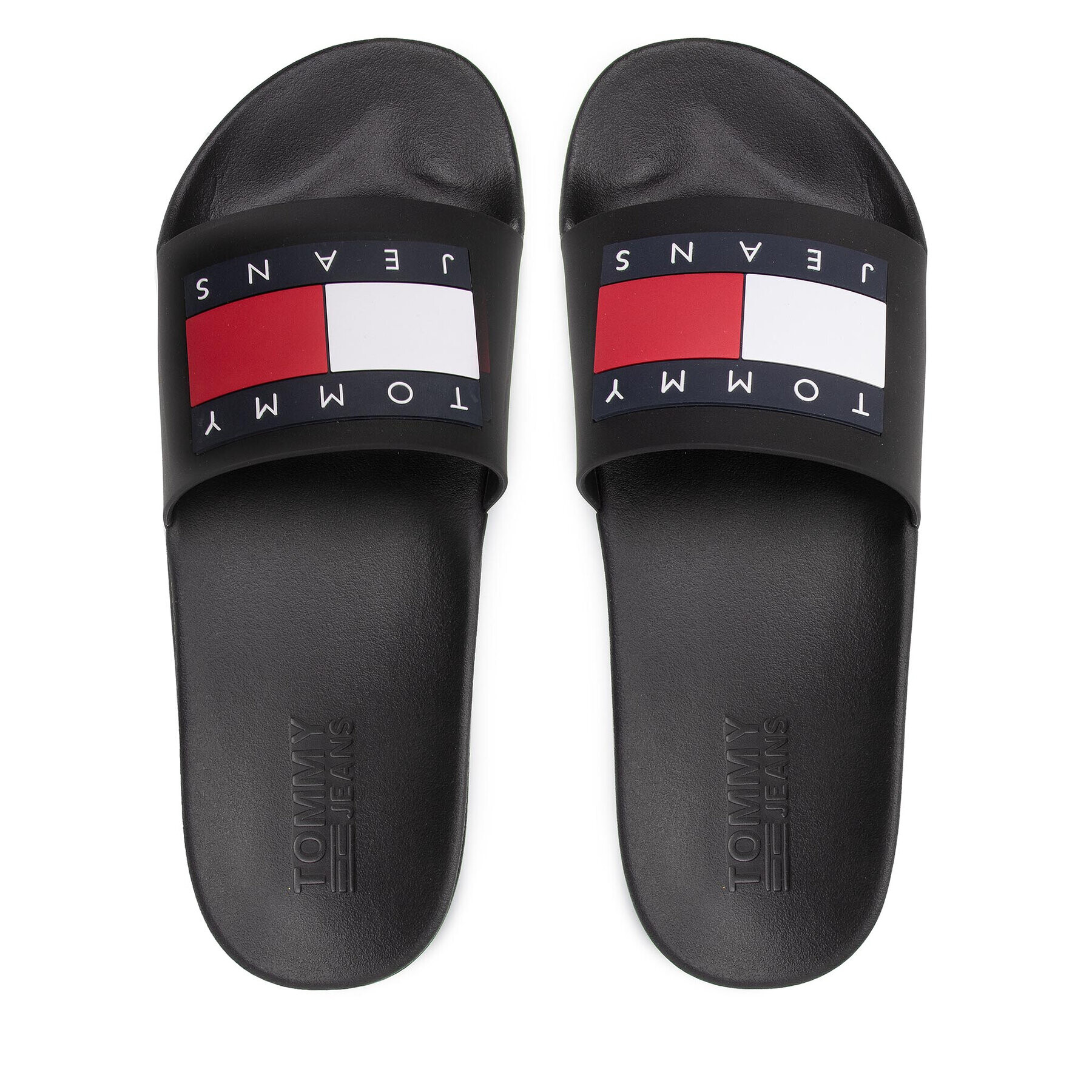 Tommy Jeans Nazouváky Mens Flag Pool Slide EM0EM01021 Černá - Pepit.cz