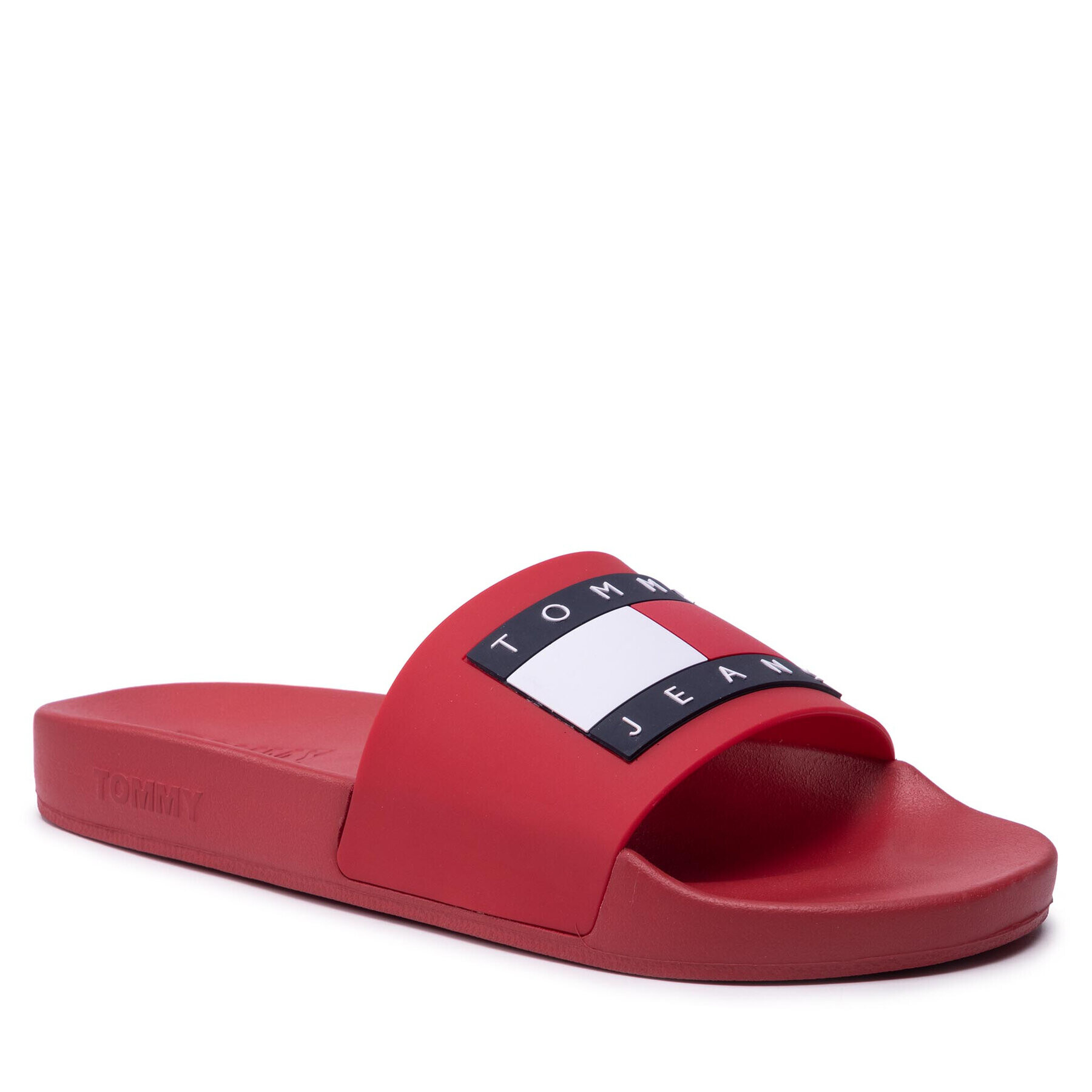 Tommy Jeans Nazouváky Mens Flag Pool Slide EM0EM01021 Červená - Pepit.cz