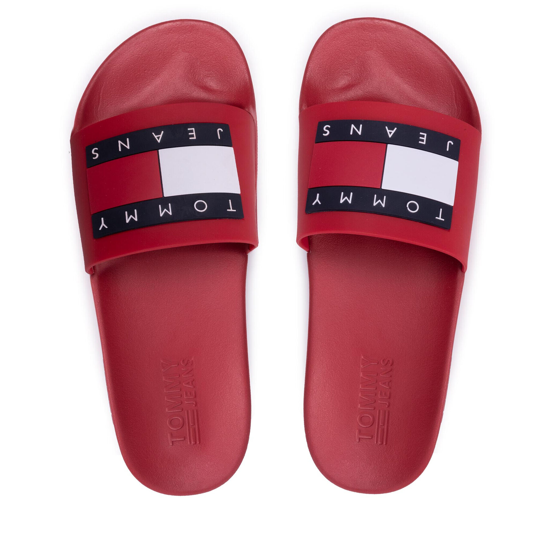 Tommy Jeans Nazouváky Mens Flag Pool Slide EM0EM01021 Červená - Pepit.cz