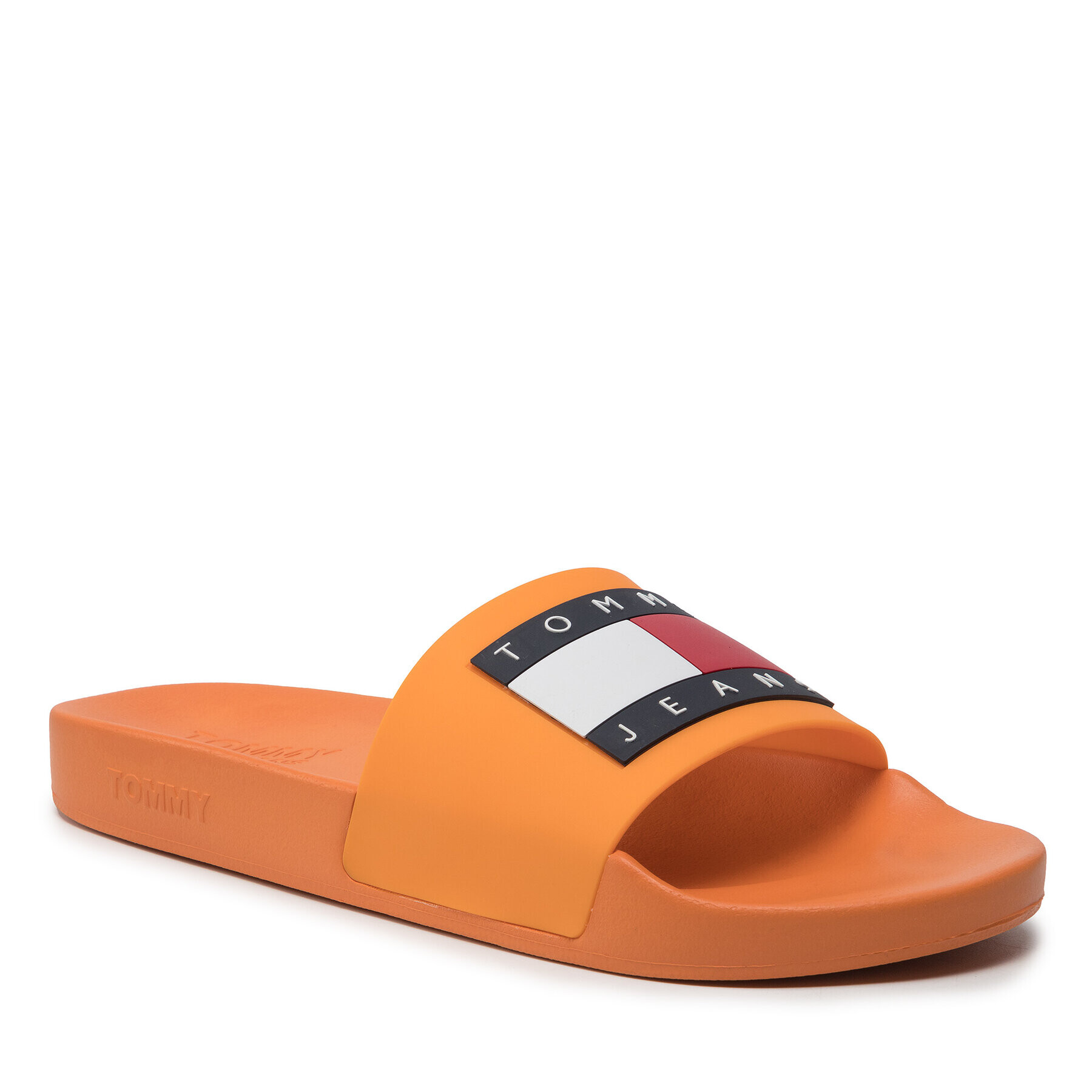 Tommy Jeans Nazouváky Mens Flag Pool Slide EM0EM01021 Oranžová - Pepit.cz