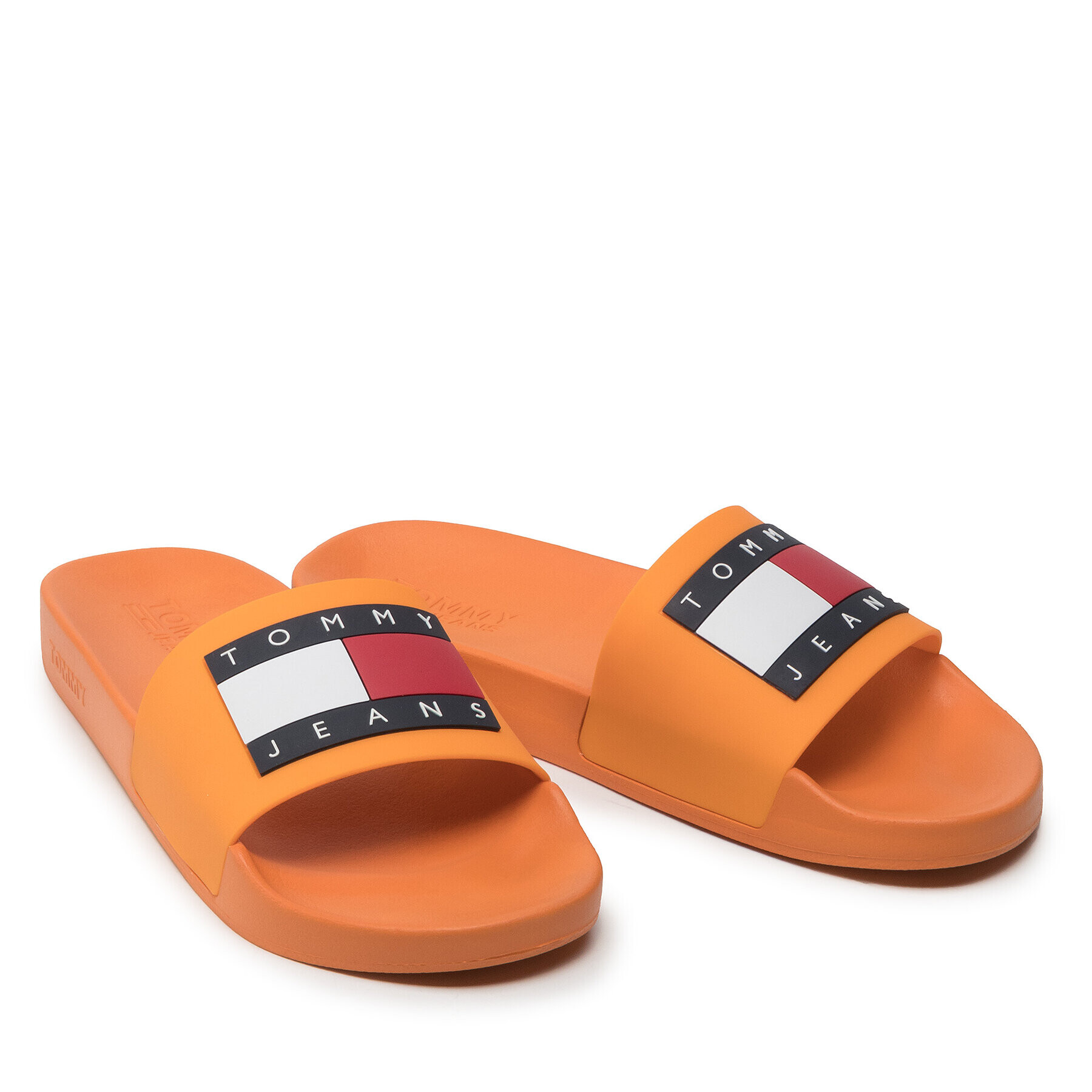 Tommy Jeans Nazouváky Mens Flag Pool Slide EM0EM01021 Oranžová - Pepit.cz