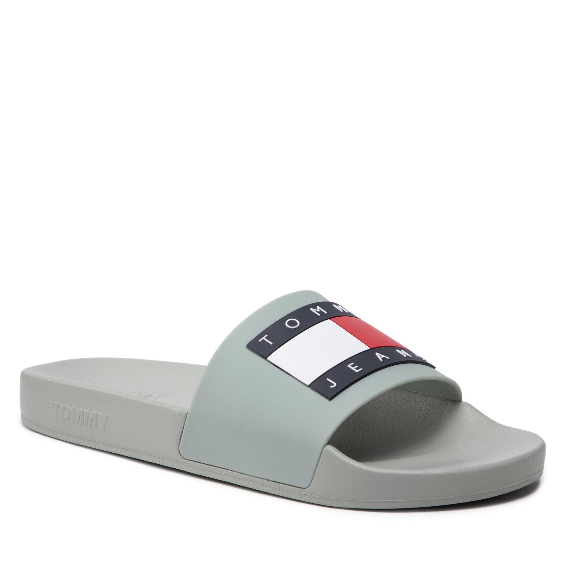 Tommy Jeans Nazouváky Mens Flag Pool Slide EM0EM01021 Zelená - Pepit.cz