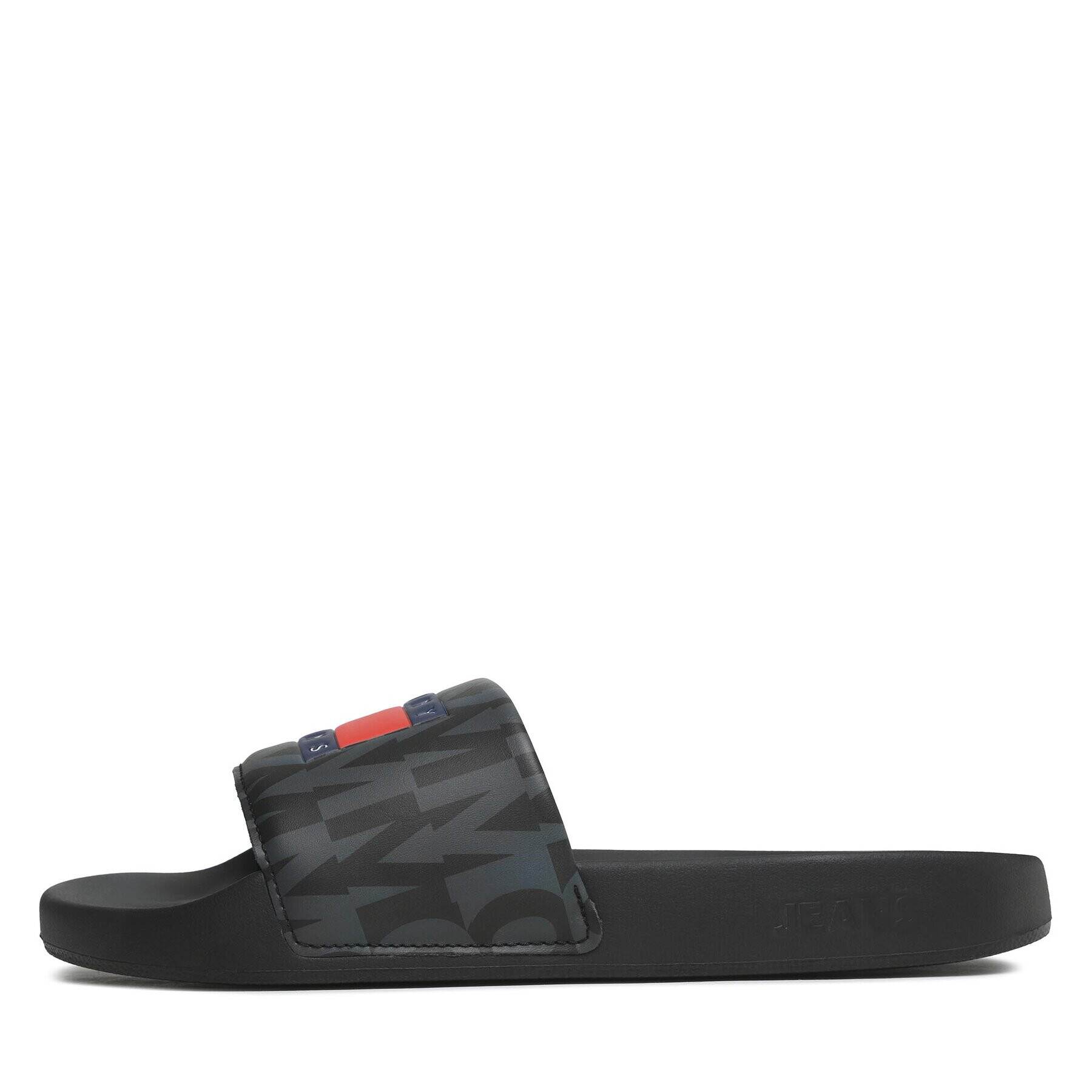 Tommy Jeans Nazouváky Pool Slide Print EM0EM01146 Černá - Pepit.cz