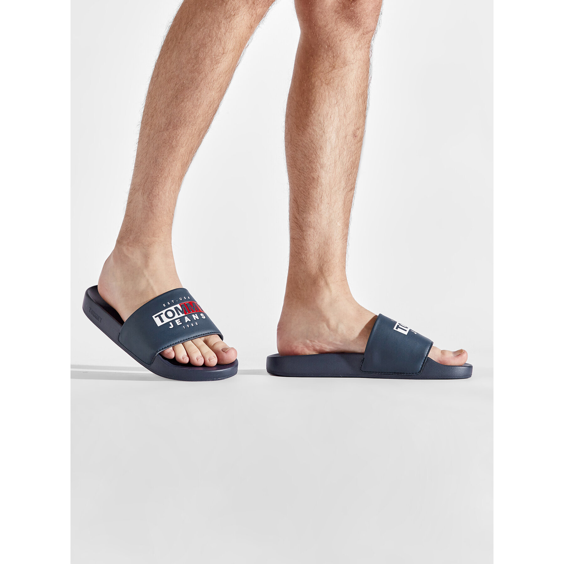 Tommy Jeans Nazouváky Seasonal Poolslide EM0EM01031 Tmavomodrá - Pepit.cz