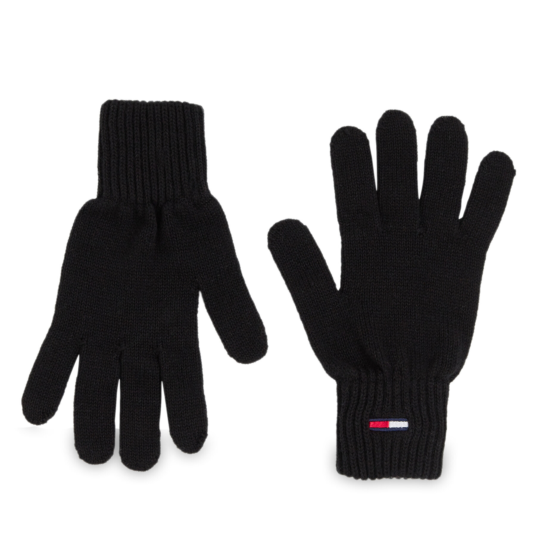 Tommy Jeans Pánské rukavice Tjm Flag Gloves AM0AM11734 Černá - Pepit.cz