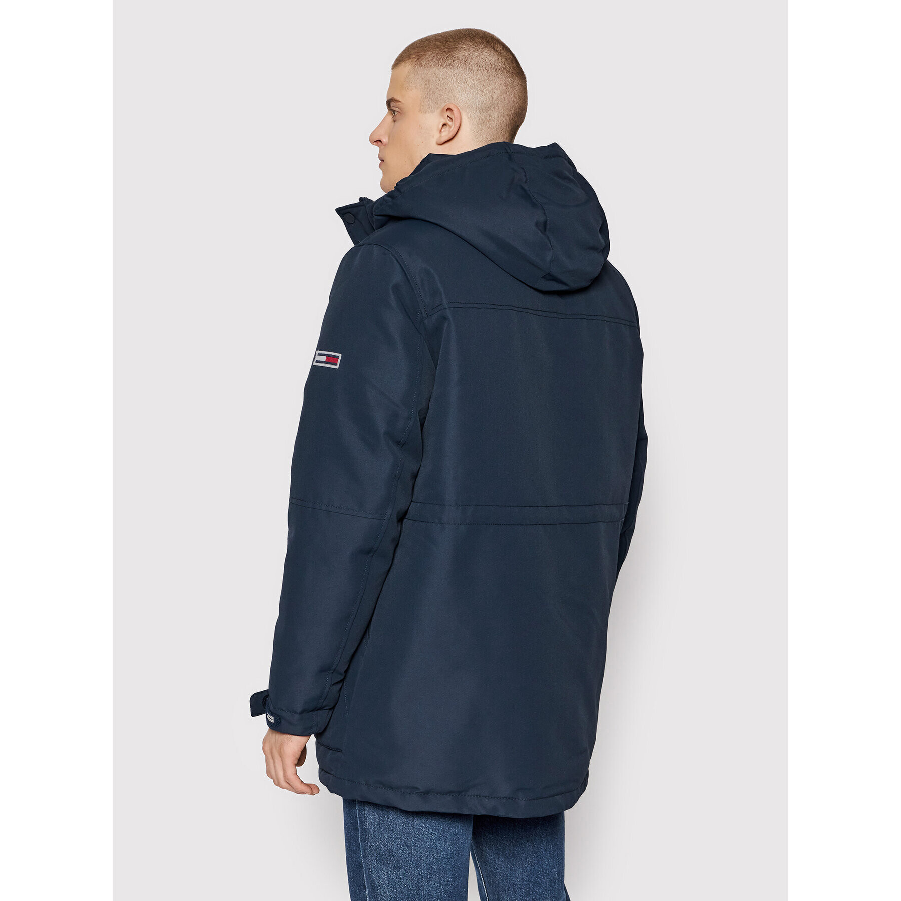 Tommy Jeans Parka Tech DM0DM11180 Tmavomodrá Regular Fit - Pepit.cz