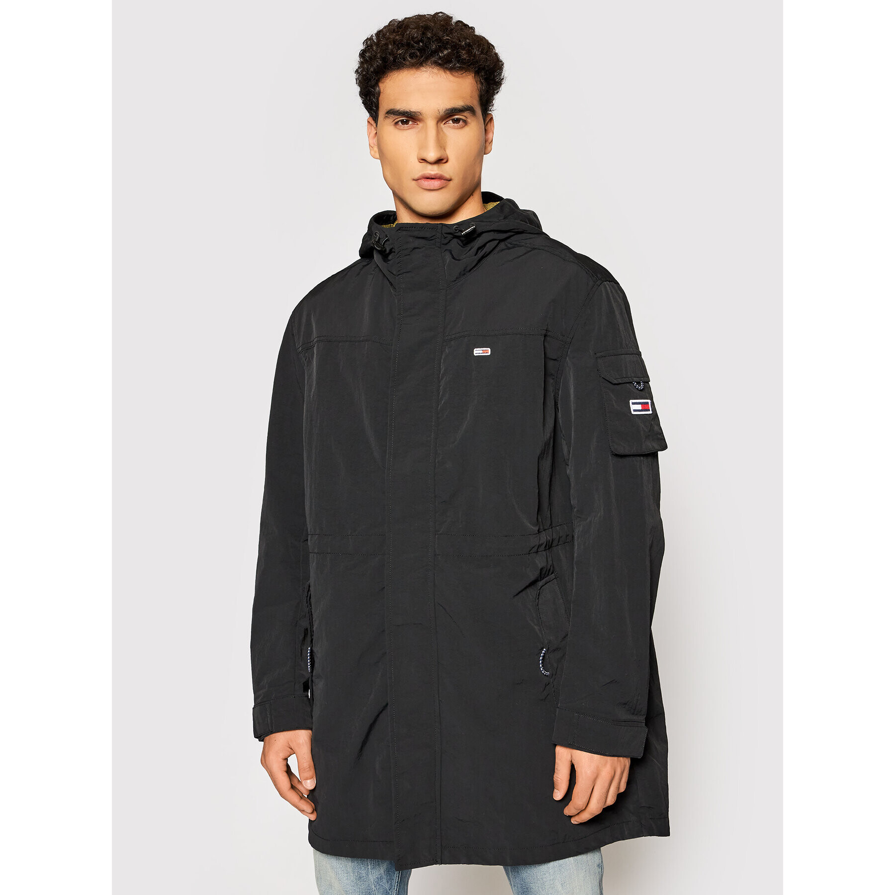 Tommy Jeans Parka Tjm DM0DM10967 Černá Relaxed Fit - Pepit.cz