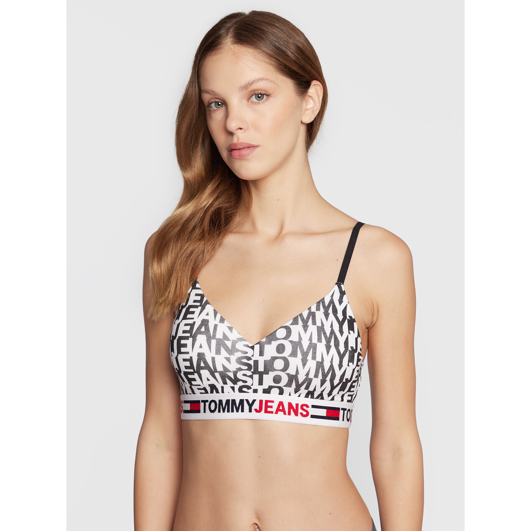 Tommy Jeans Podprsenka Bralette UW0UW03834 Bílá - Pepit.cz