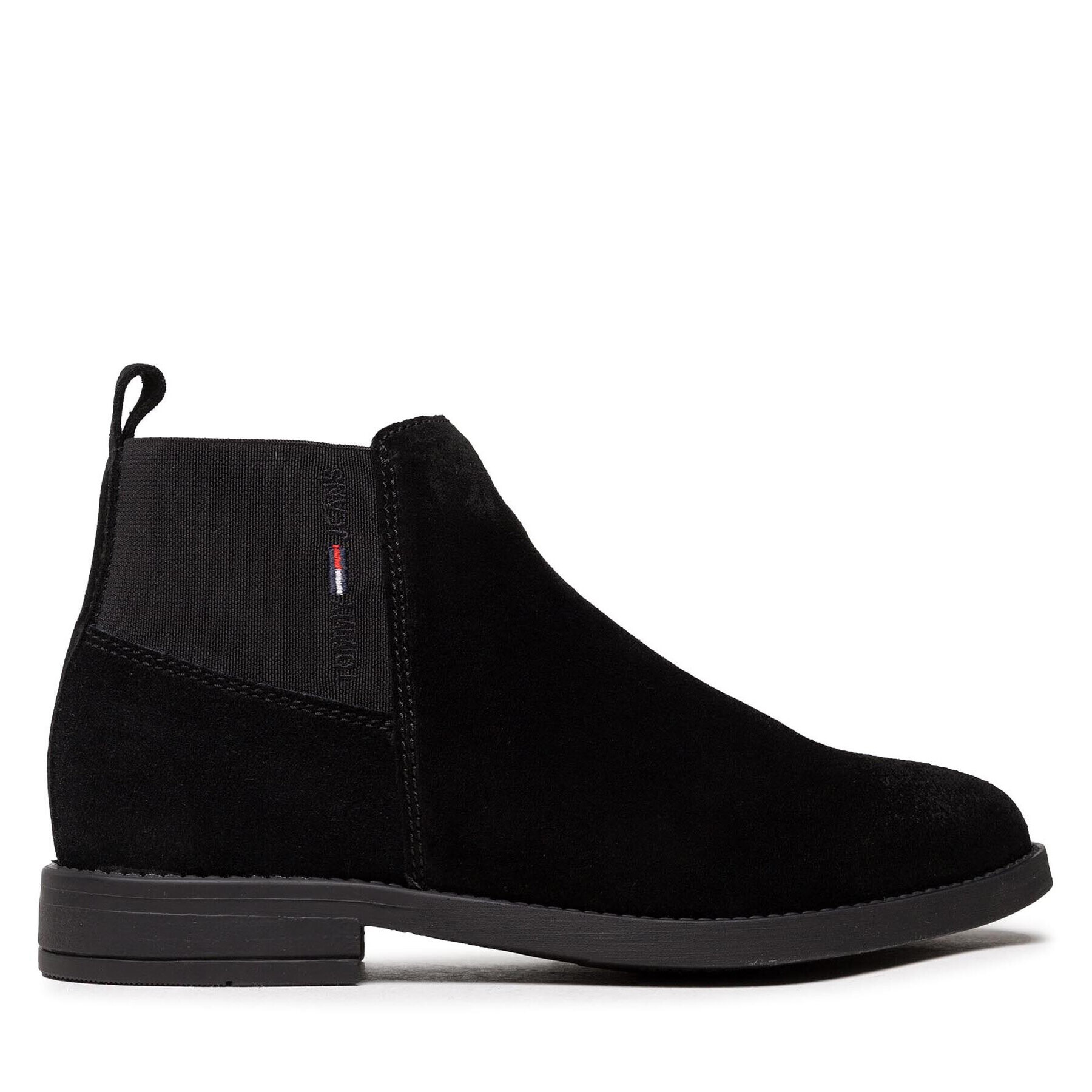 Tommy Jeans Polokozačky Essentials Chelsea Boot EN0EN01520 Černá - Pepit.cz