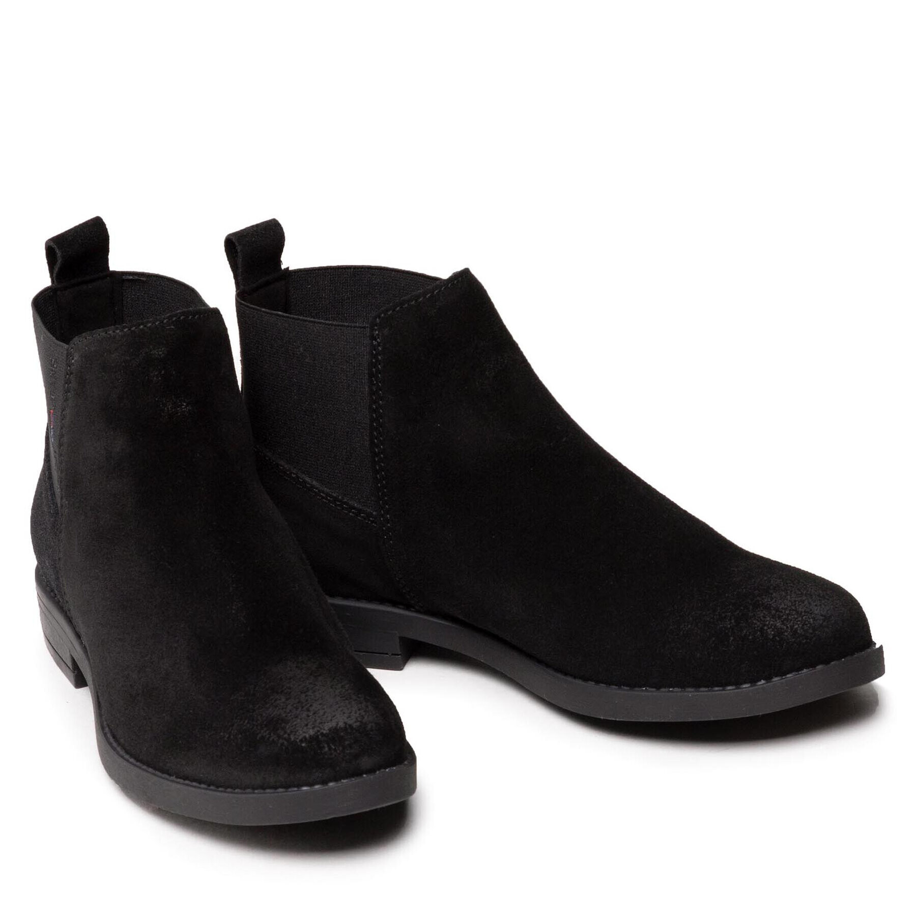 Tommy Jeans Polokozačky Essentials Chelsea Boot EN0EN01520 Černá - Pepit.cz