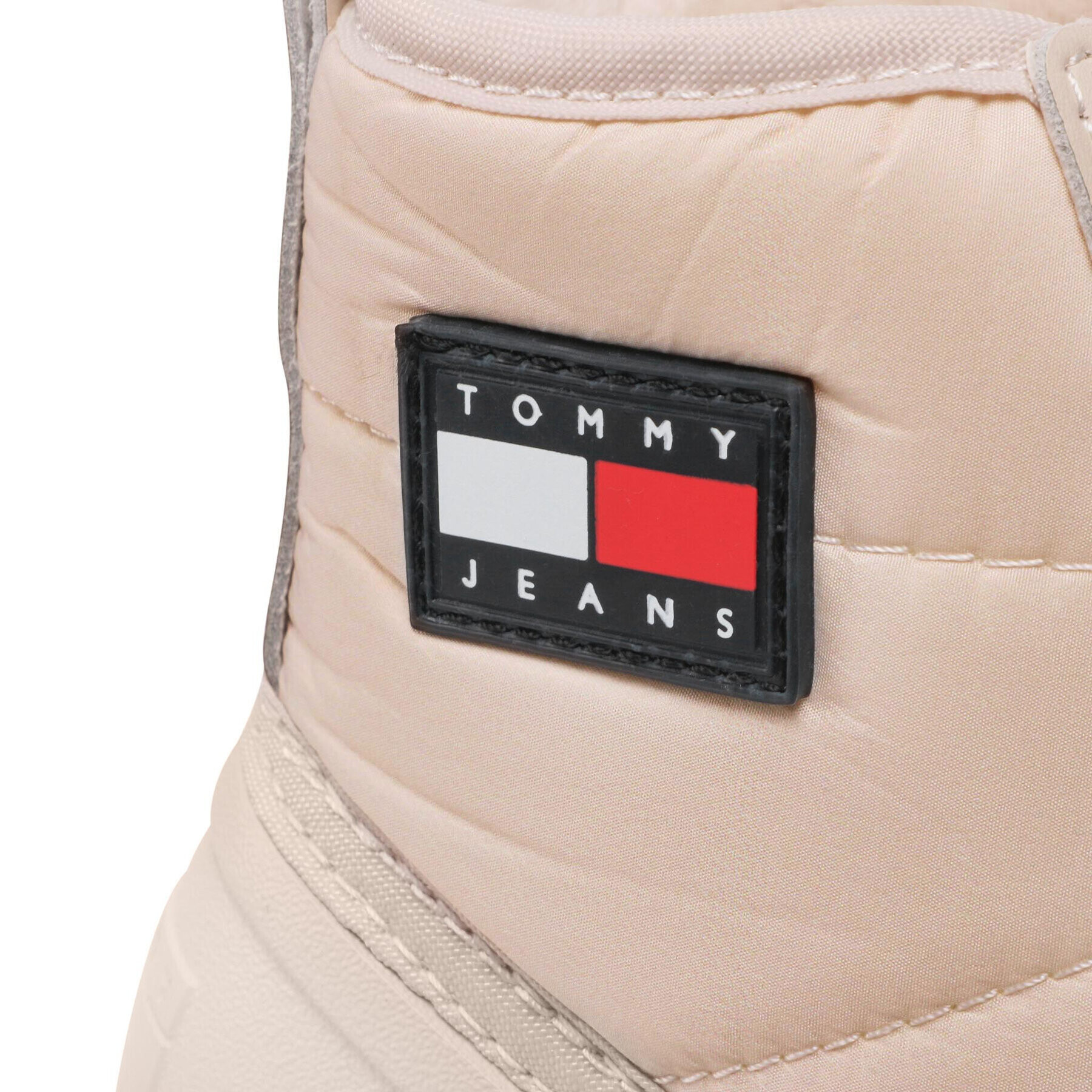 Tommy Jeans Polokozačky Fashion Boot EN0EN01912 Béžová - Pepit.cz