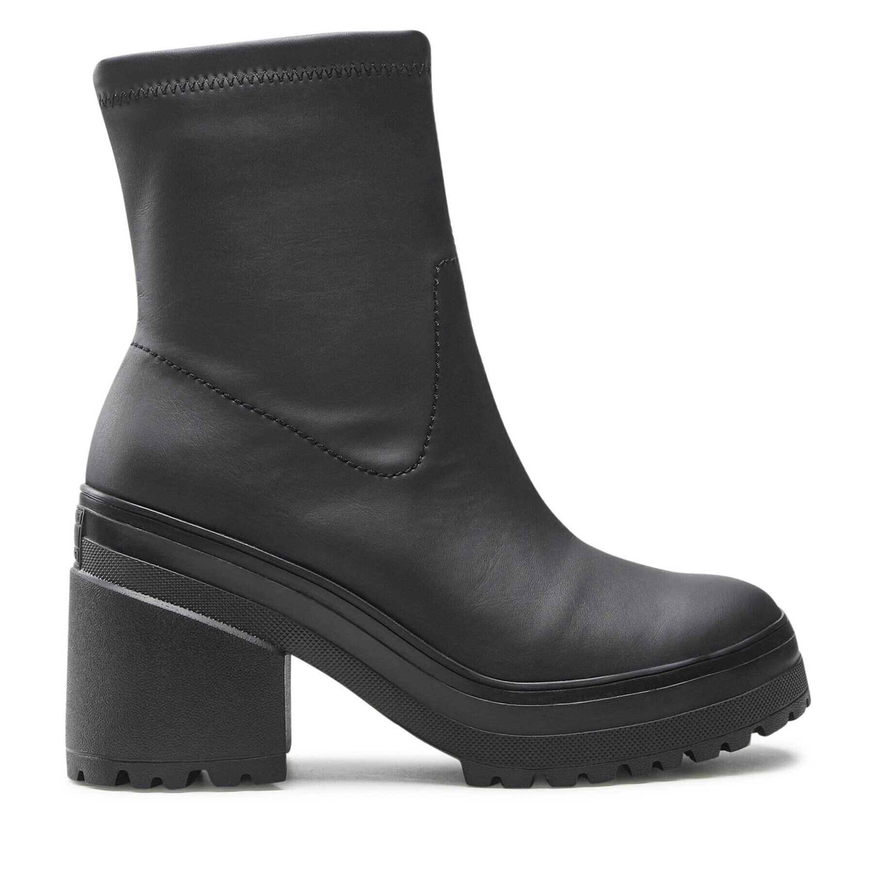 Tommy Jeans Polokozačky Heeled Boot EN0EN01947 Černá - Pepit.cz