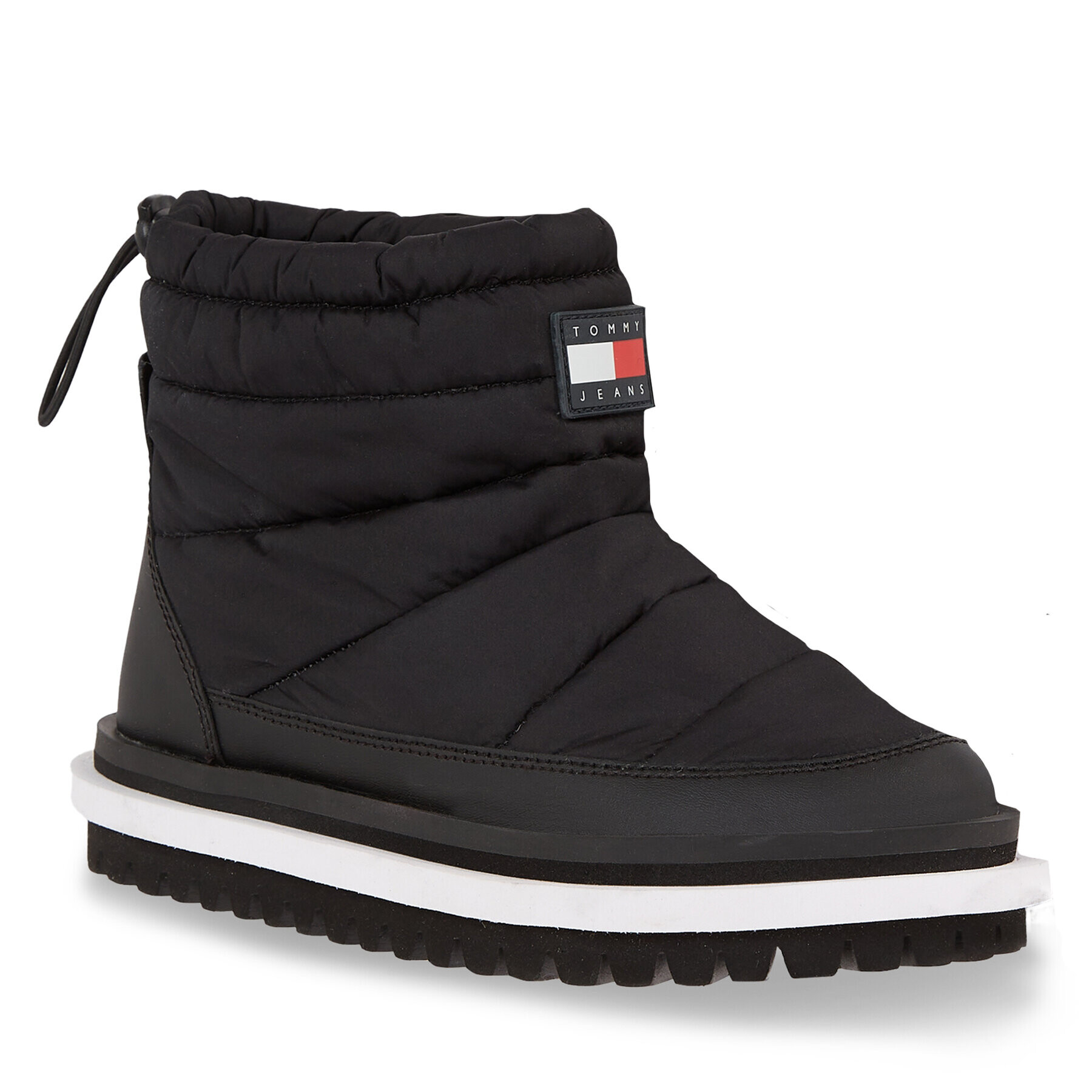 Tommy Jeans Polokozačky Tjw Padded Flat Boot EN0EN02292 Černá - Pepit.cz