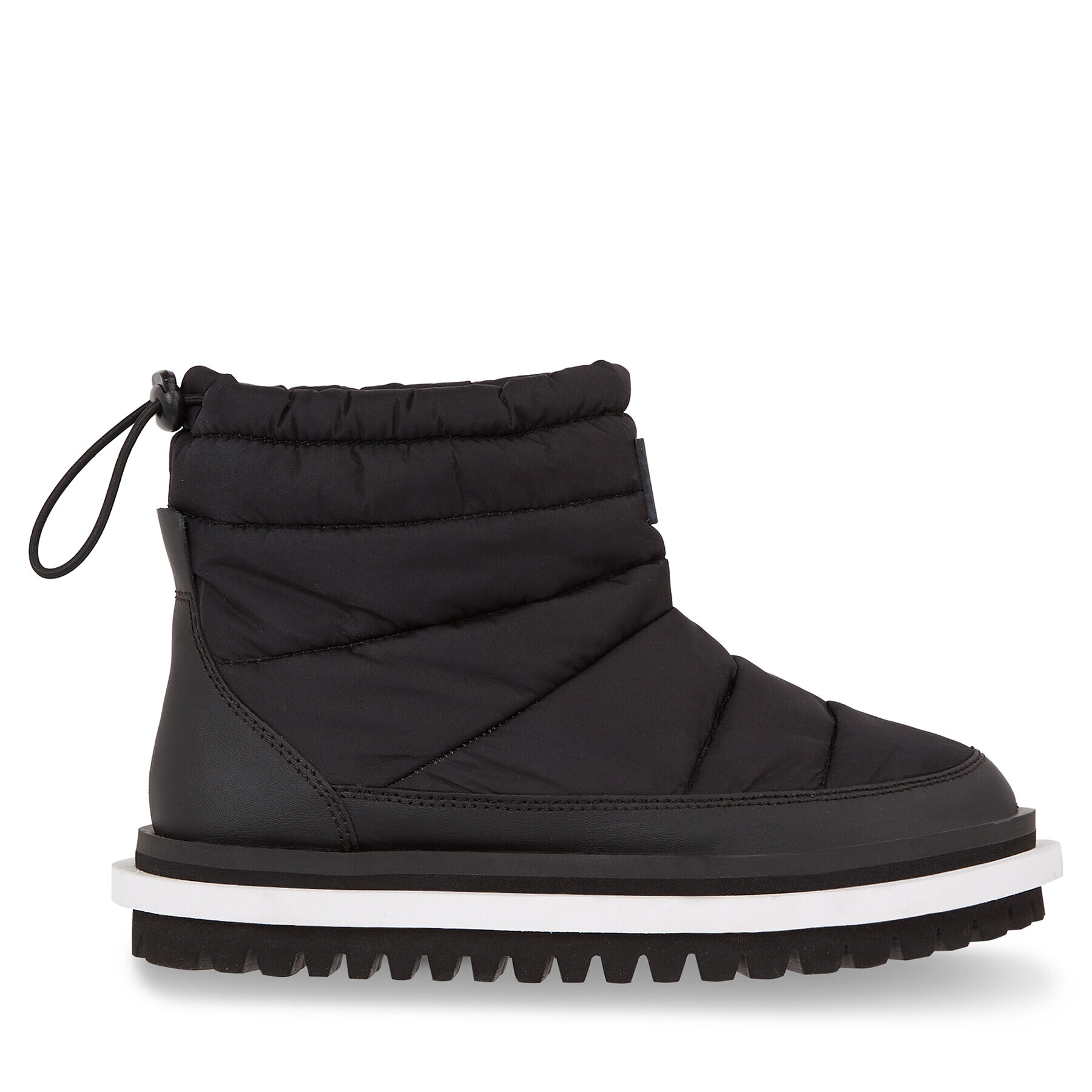 Tommy Jeans Polokozačky Tjw Padded Flat Boot EN0EN02292 Černá - Pepit.cz