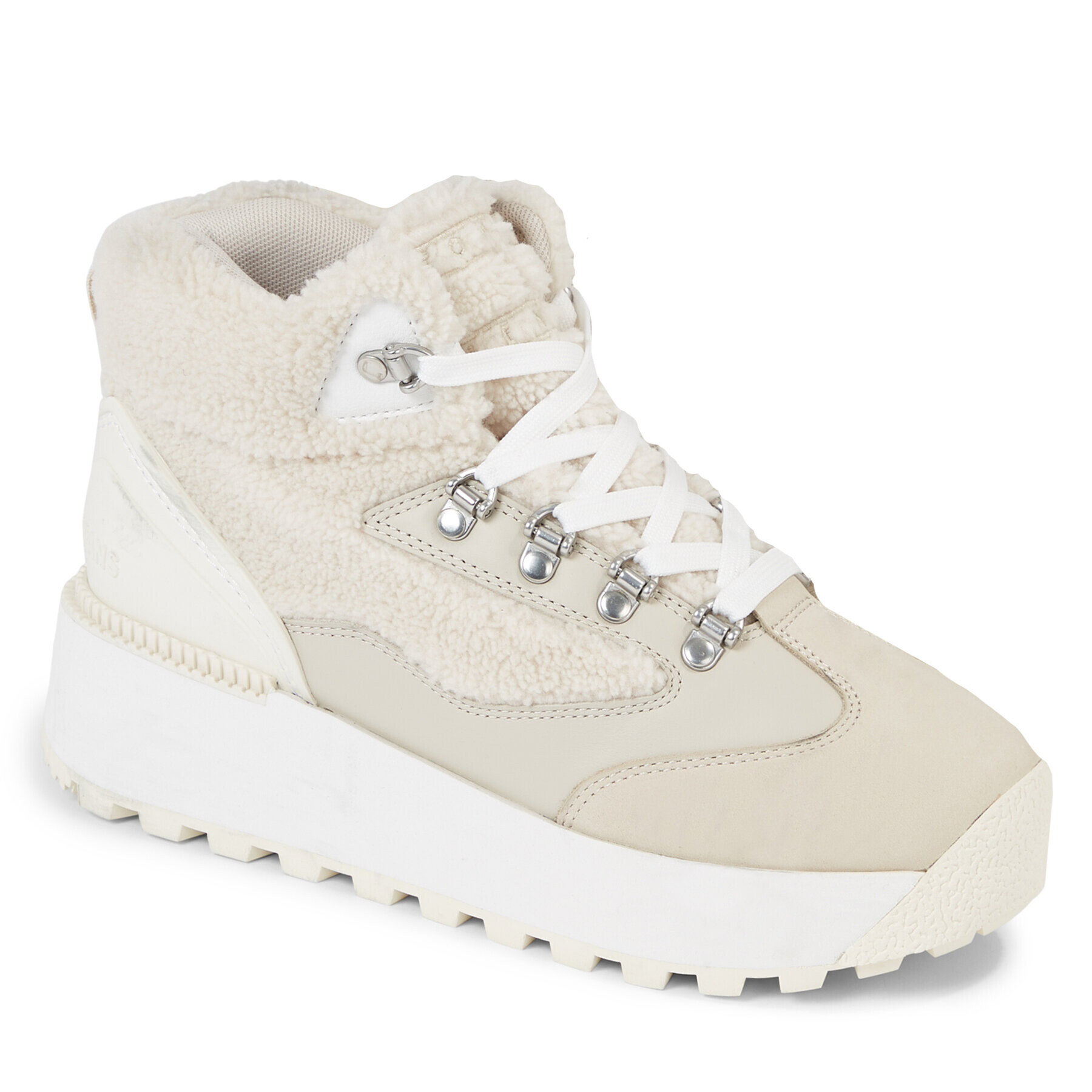 Tommy Jeans Polokozačky Tjw Warm Hybrid Boot EN0EN02312 Béžová - Pepit.cz