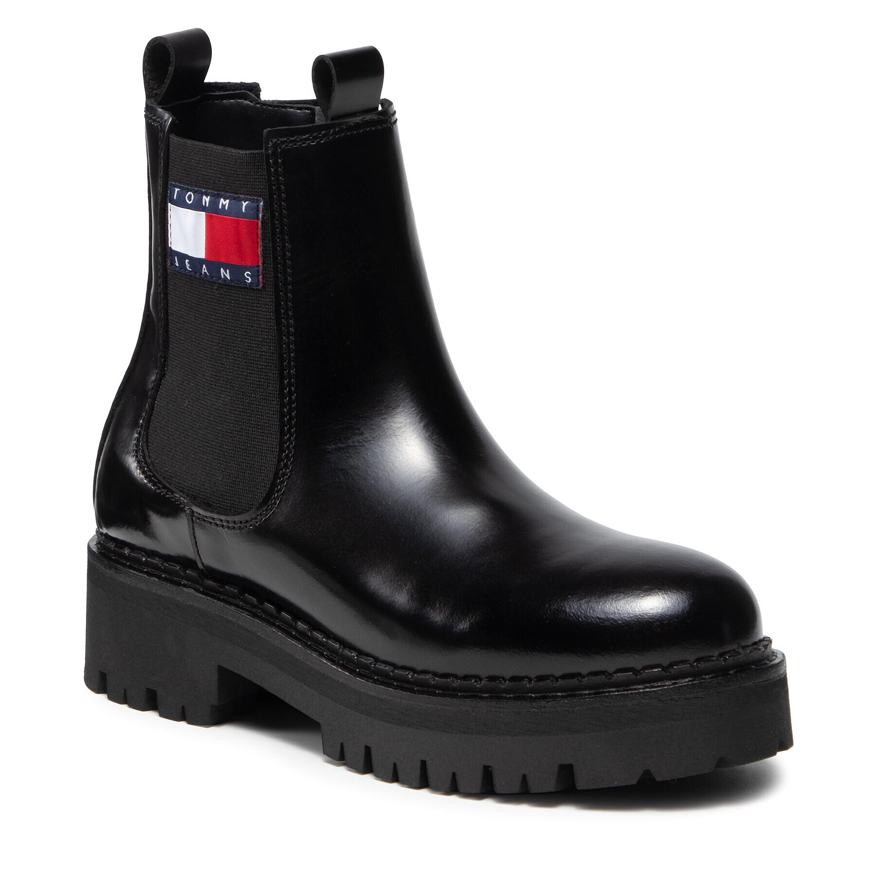 Tommy Jeans Polokozačky Urban Chelsea Boot EN0EN01540 Černá - Pepit.cz