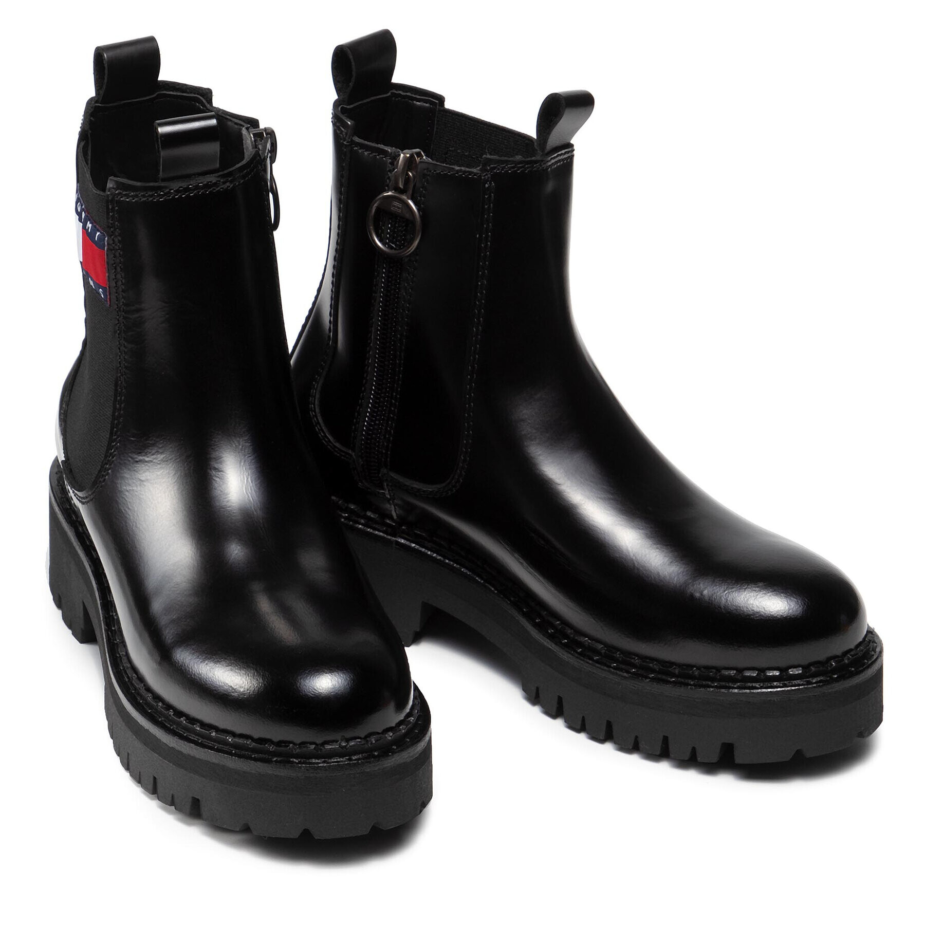 Tommy Jeans Polokozačky Urban Chelsea Boot EN0EN01540 Černá - Pepit.cz