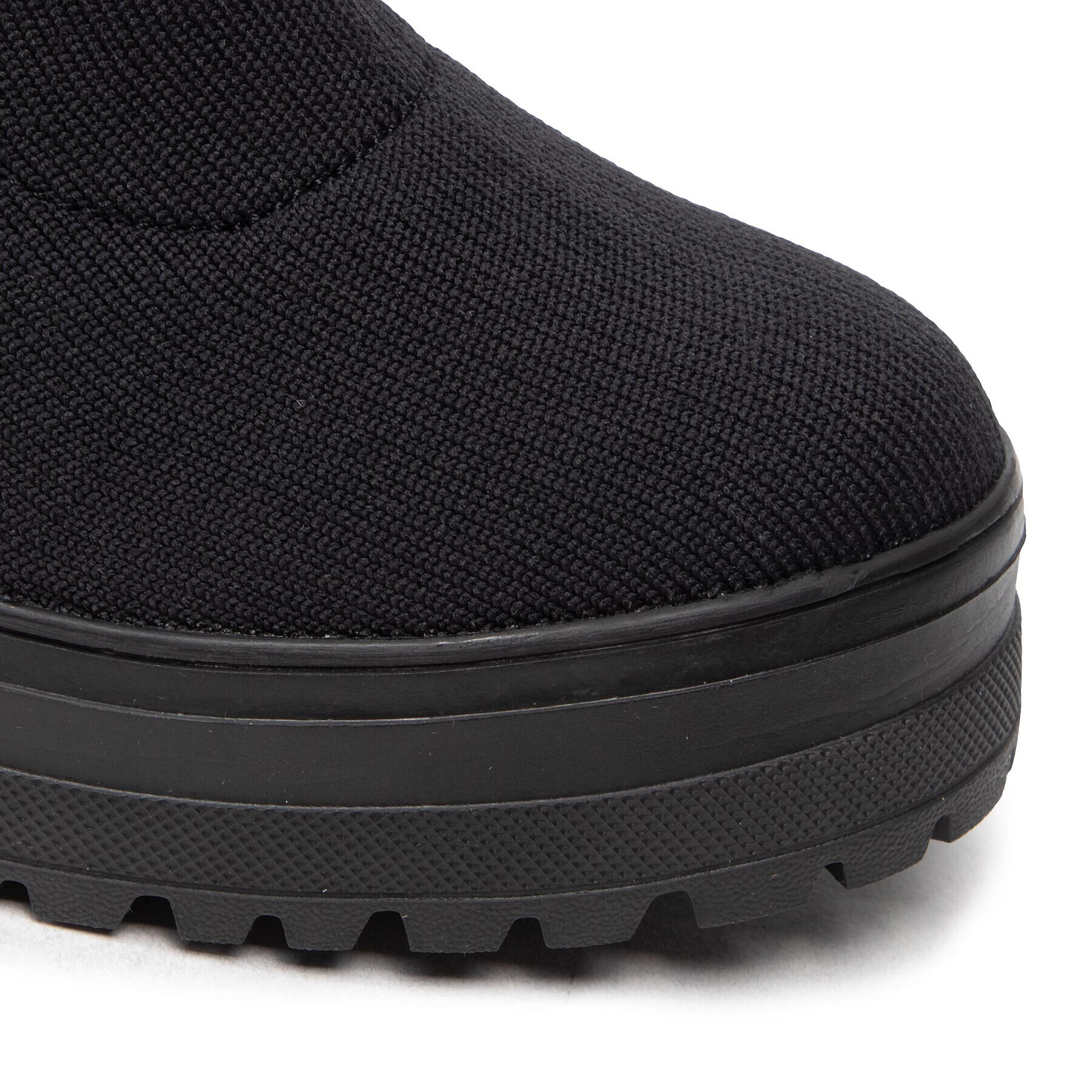 Tommy Jeans Polokozačky Water Resistent Knitted Boot EN0EN01914 Černá - Pepit.cz