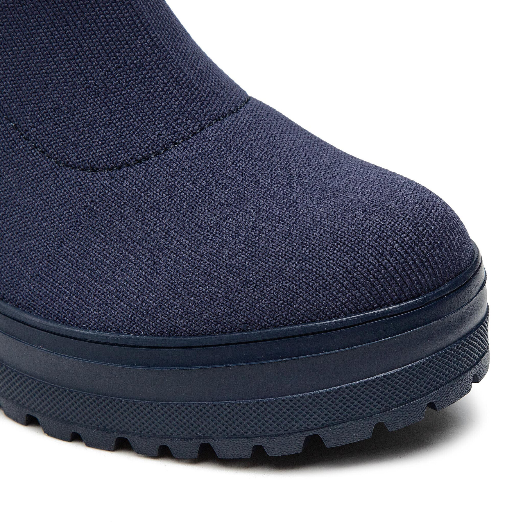 Tommy Jeans Polokozačky Water Resistent Knitted Boot EN0EN01914 Tmavomodrá - Pepit.cz