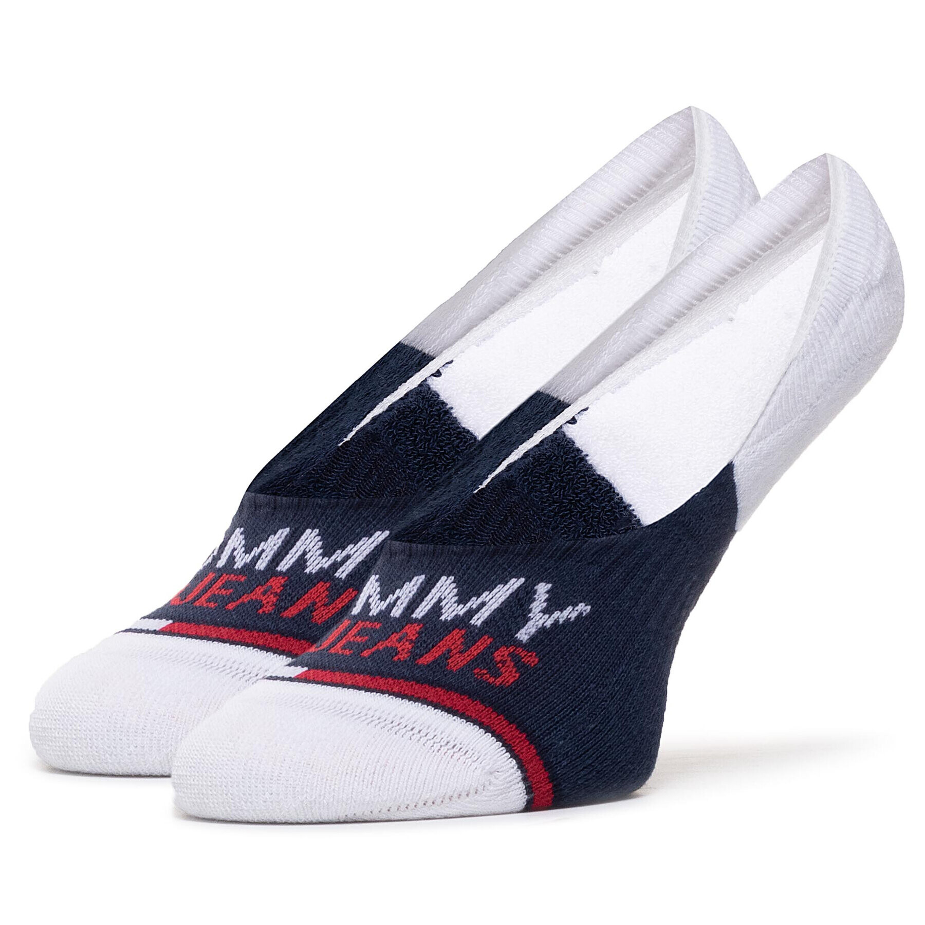 Tommy Jeans Sada 2 párů kotníkových ponožek unisex 100000403 Bílá - Pepit.cz