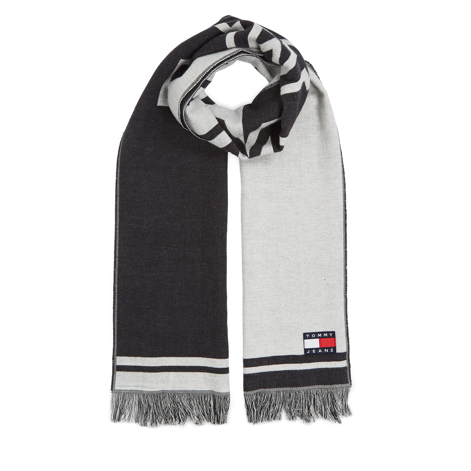 Tommy Jeans Šál Tjm Heritage Oversized Scarf AM0AM11704 Černá - Pepit.cz