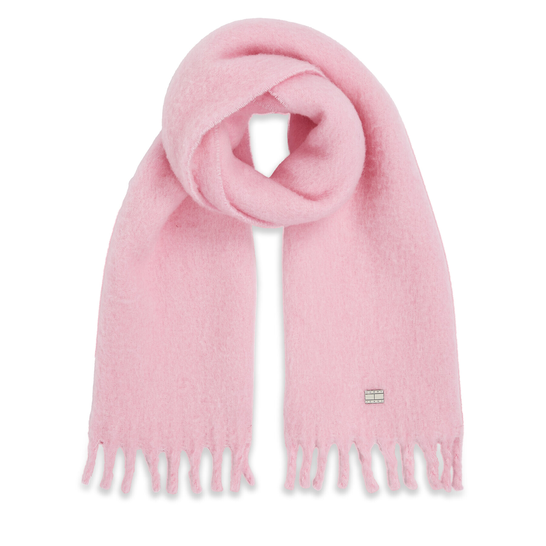 Tommy Jeans Šál Tjw Cosy Knit Scarf AW0AW15904 Růžová - Pepit.cz