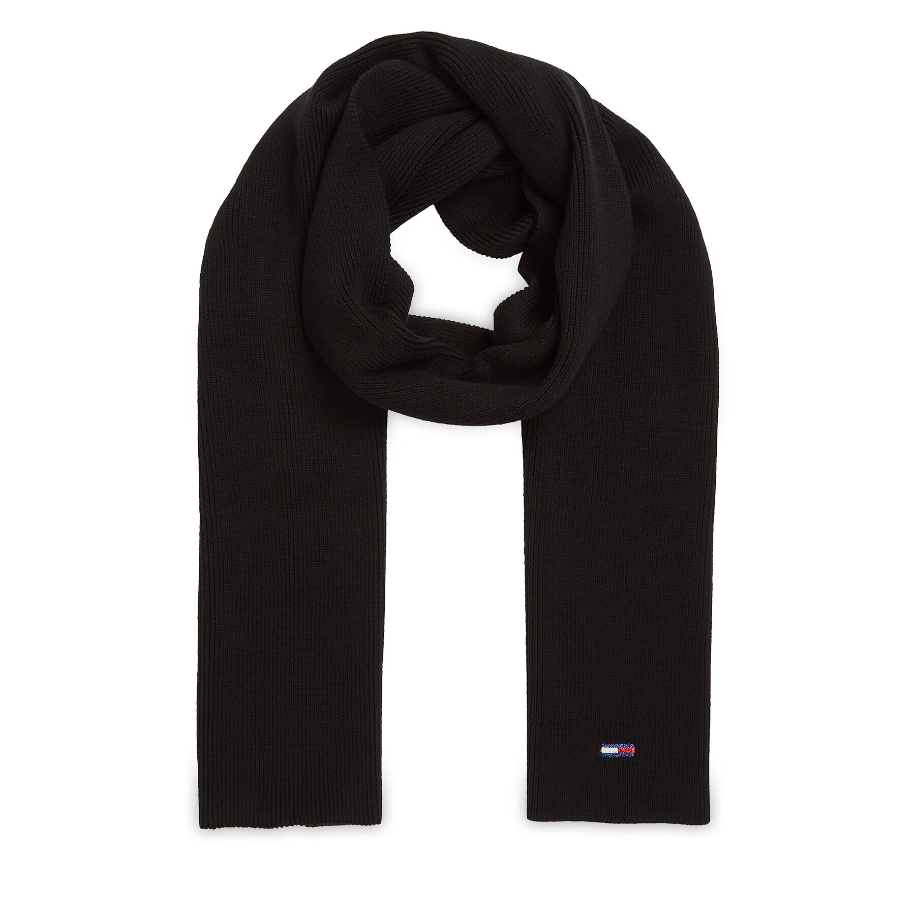 Tommy Jeans Šál Tjw Flag Scarf AW0AW15478 Černá - Pepit.cz