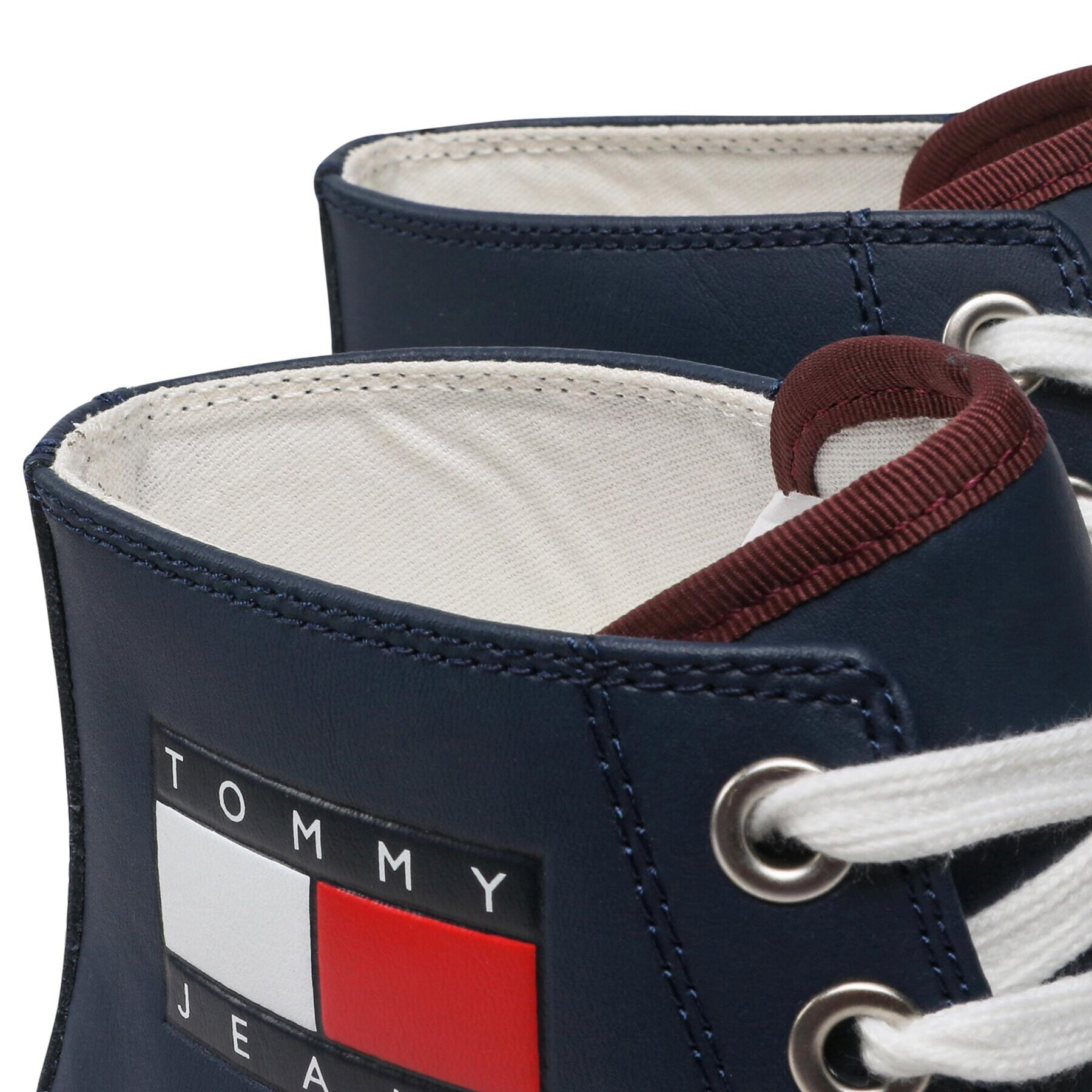 Tommy Jeans Sneakersy Cleat Run EM0EM01101 Tmavomodrá - Pepit.cz