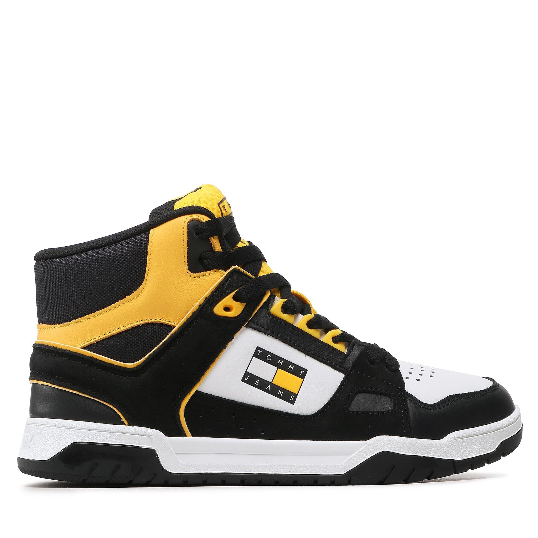 Tommy Jeans Sneakersy Mid Cut Skater EM0EM01108 Černá - Pepit.cz