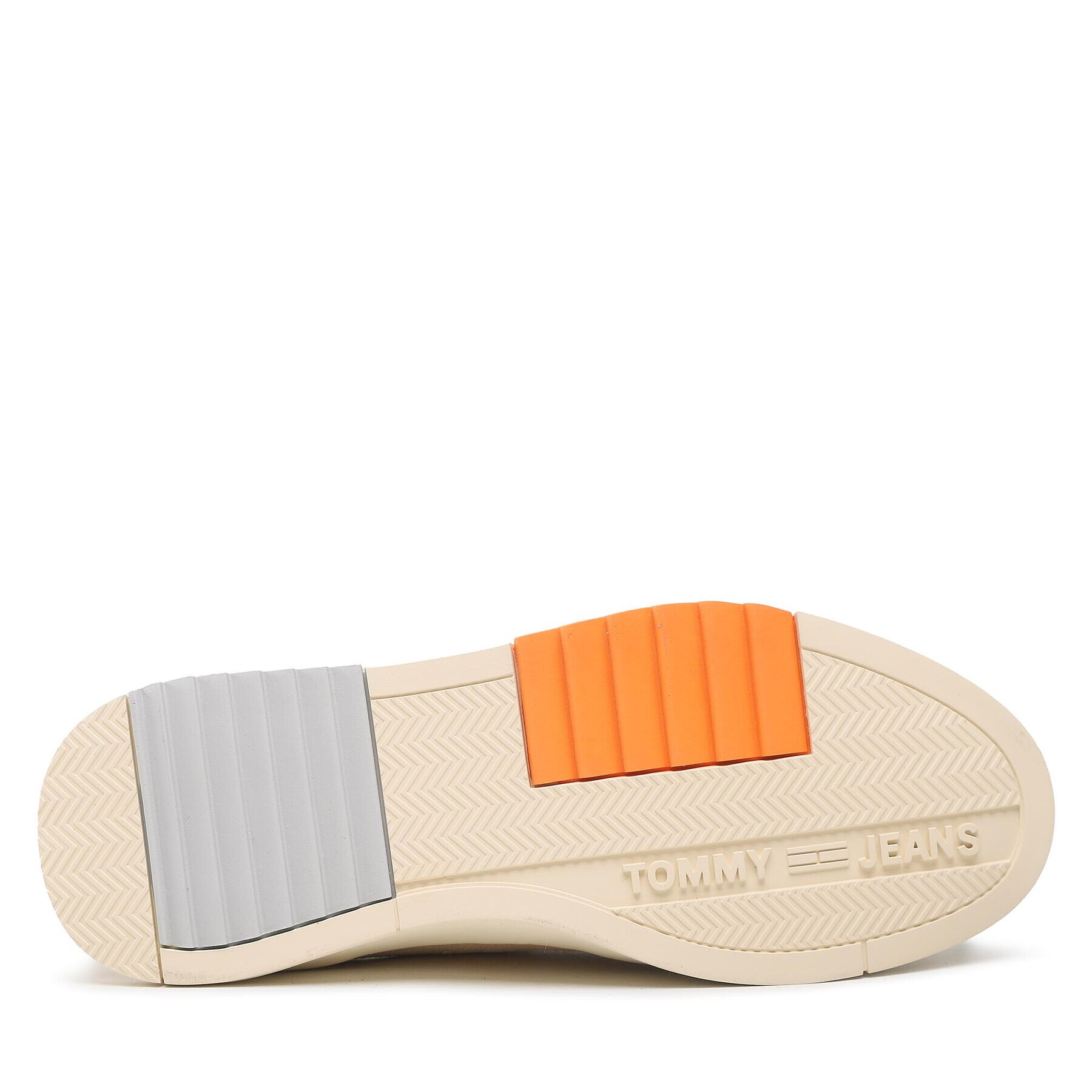 Tommy Jeans Sneakersy Suede Basket Midcut EM0EM01072 Béžová - Pepit.cz