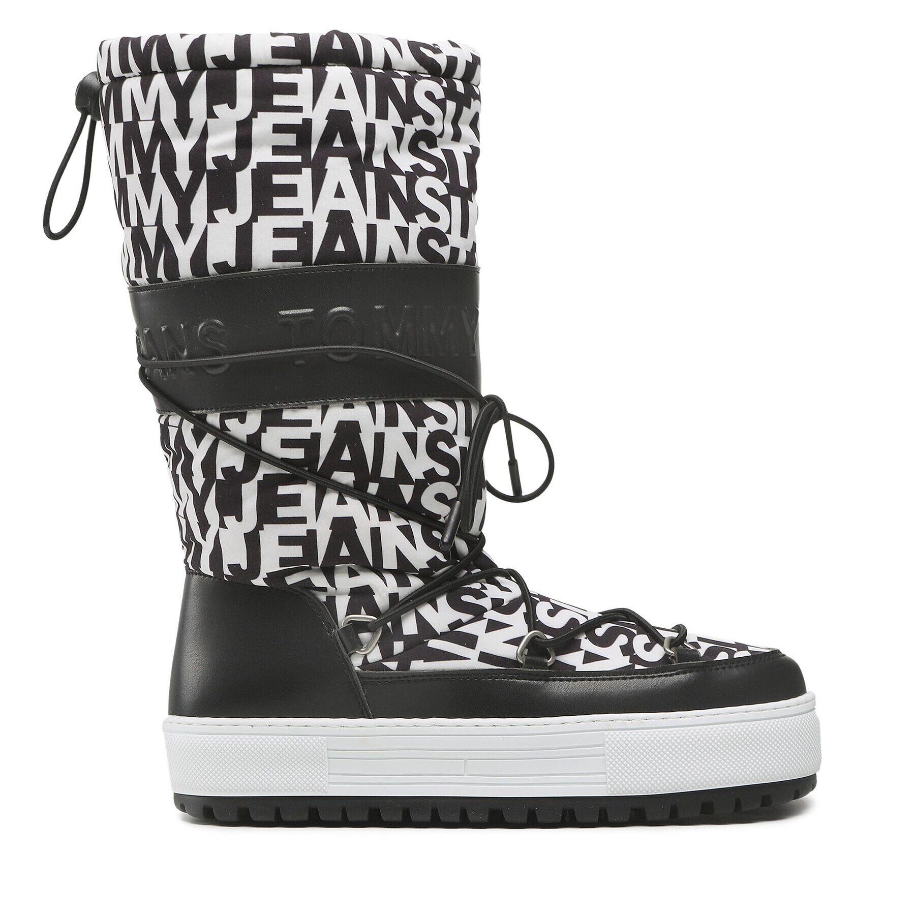 Tommy Jeans Sněhule Snowboot High Logo EN0EN02163 Černá - Pepit.cz