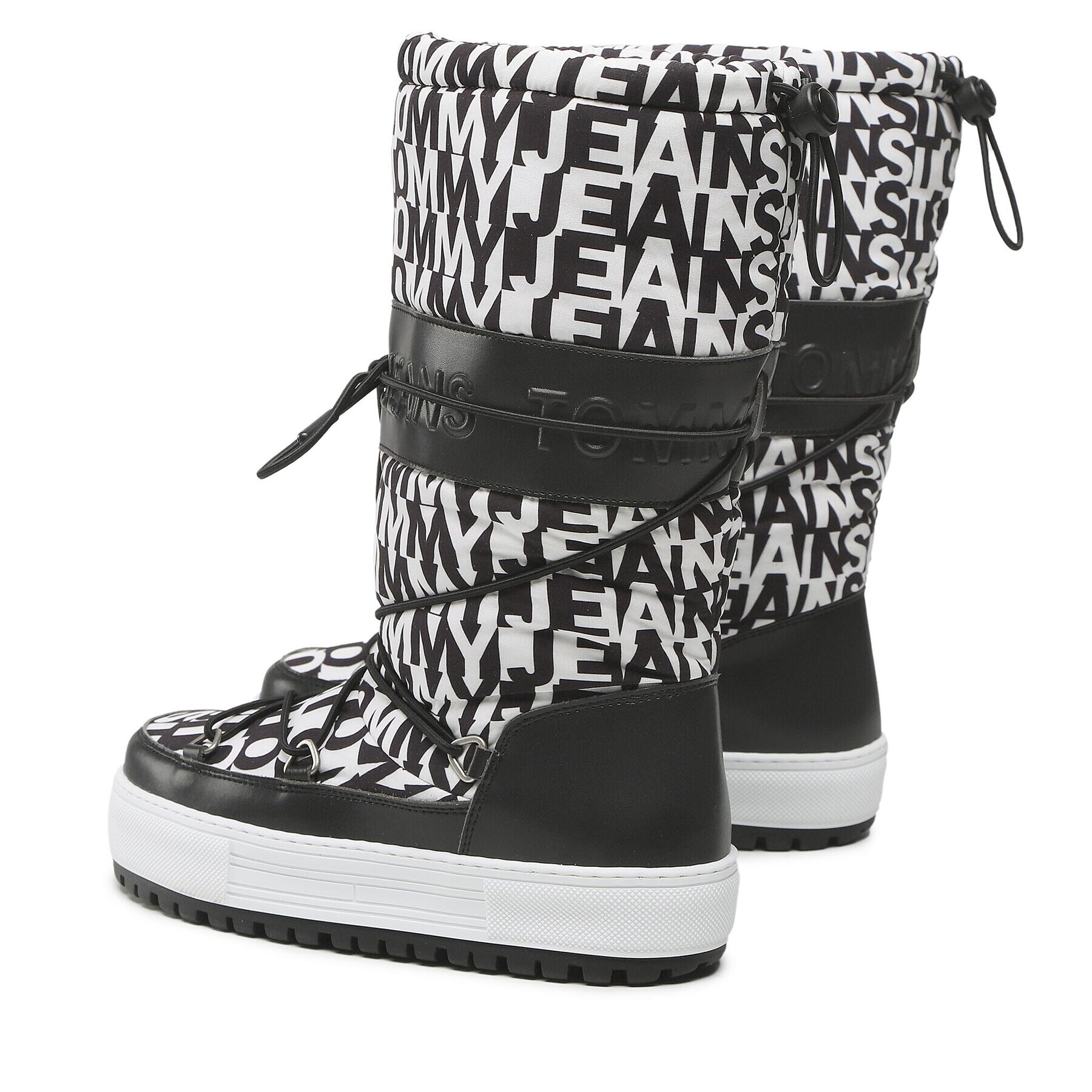 Tommy Jeans Sněhule Snowboot High Logo EN0EN02163 Černá - Pepit.cz