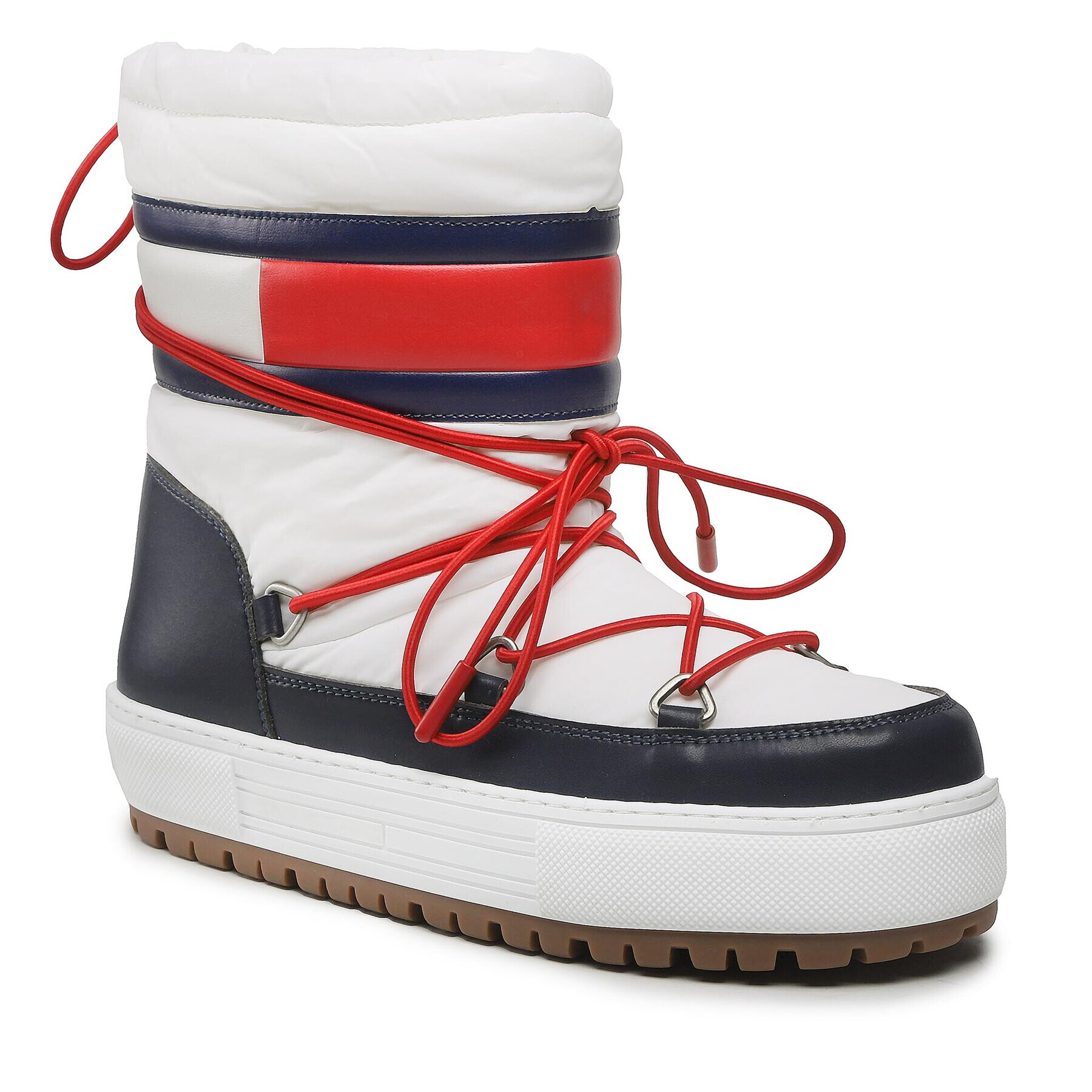 Tommy Jeans Sněhule Snowboot Low EN0EN02162 Bílá - Pepit.cz