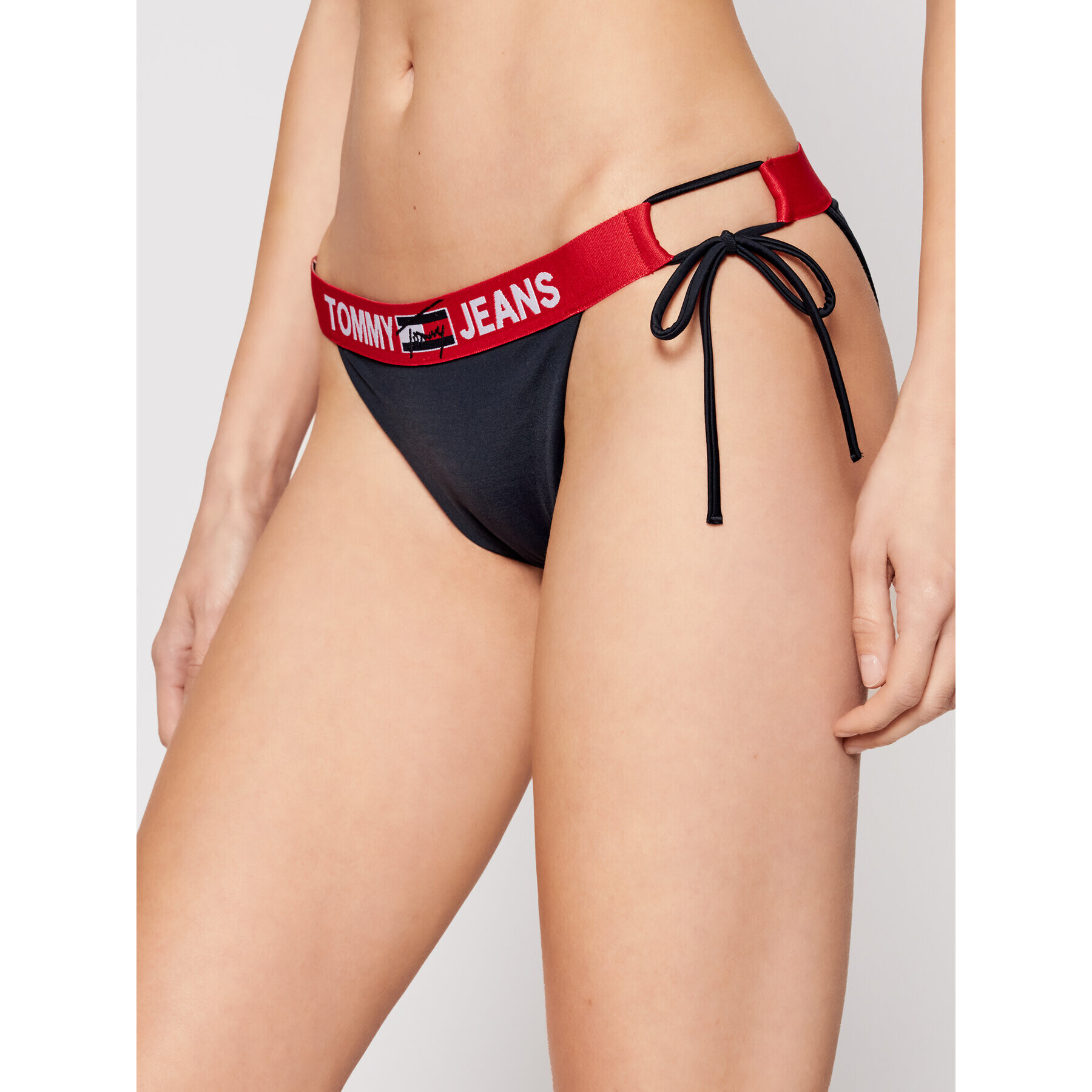 Tommy Jeans Spodní část bikin Cheeky String UW0UW02944 Tmavomodrá - Pepit.cz