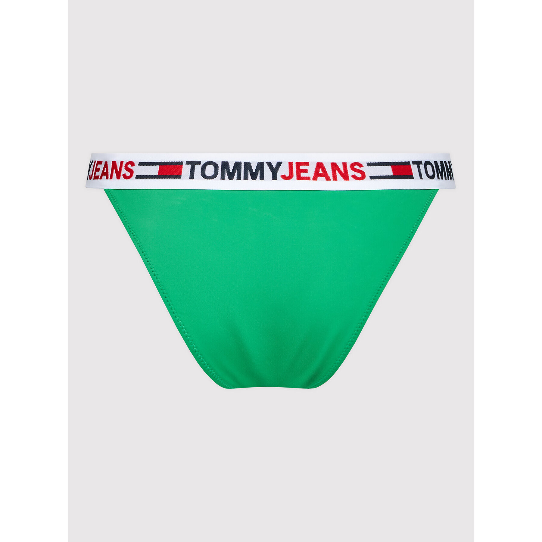 Tommy Jeans Spodní část bikin High Leg Cheeky UW0UW03400 Zelená - Pepit.cz