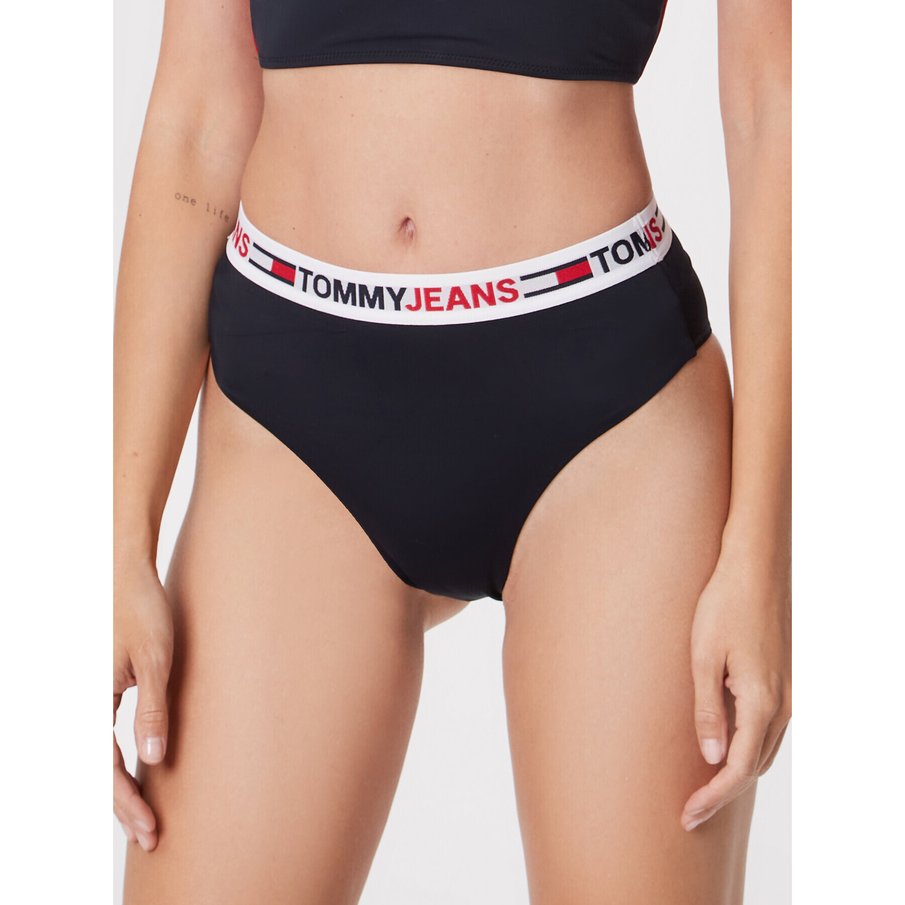 Tommy Jeans Spodní část bikin UW0UW03402 Tmavomodrá - Pepit.cz