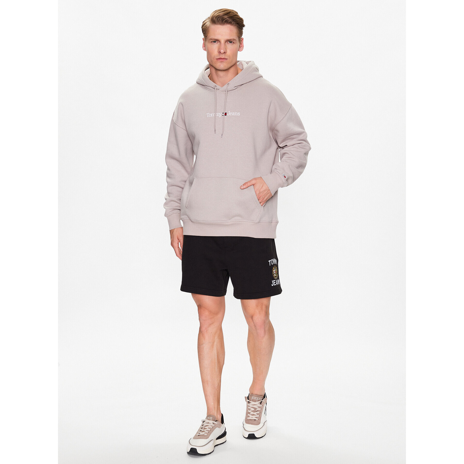 Tommy Jeans Sportovní kraťasy Luxe DM0DM16424 Černá Regular Fit - Pepit.cz