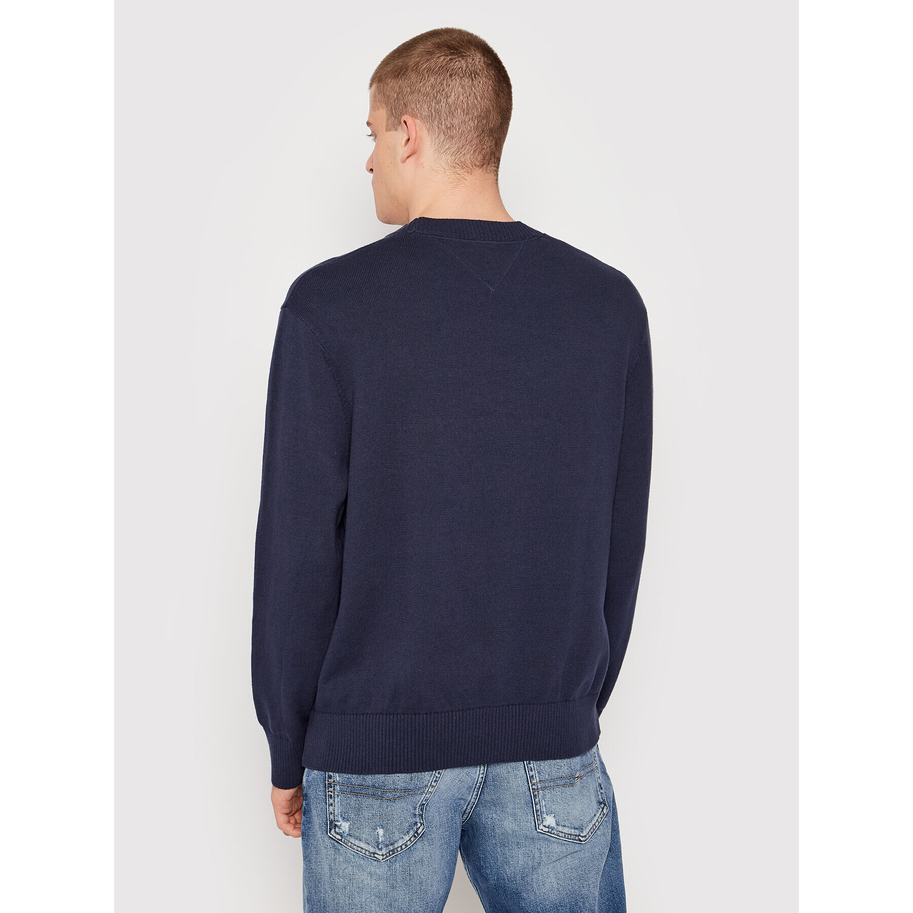 Tommy Jeans Svetr Branded DM0DM11365 Modrá Relaxed Fit - Pepit.cz