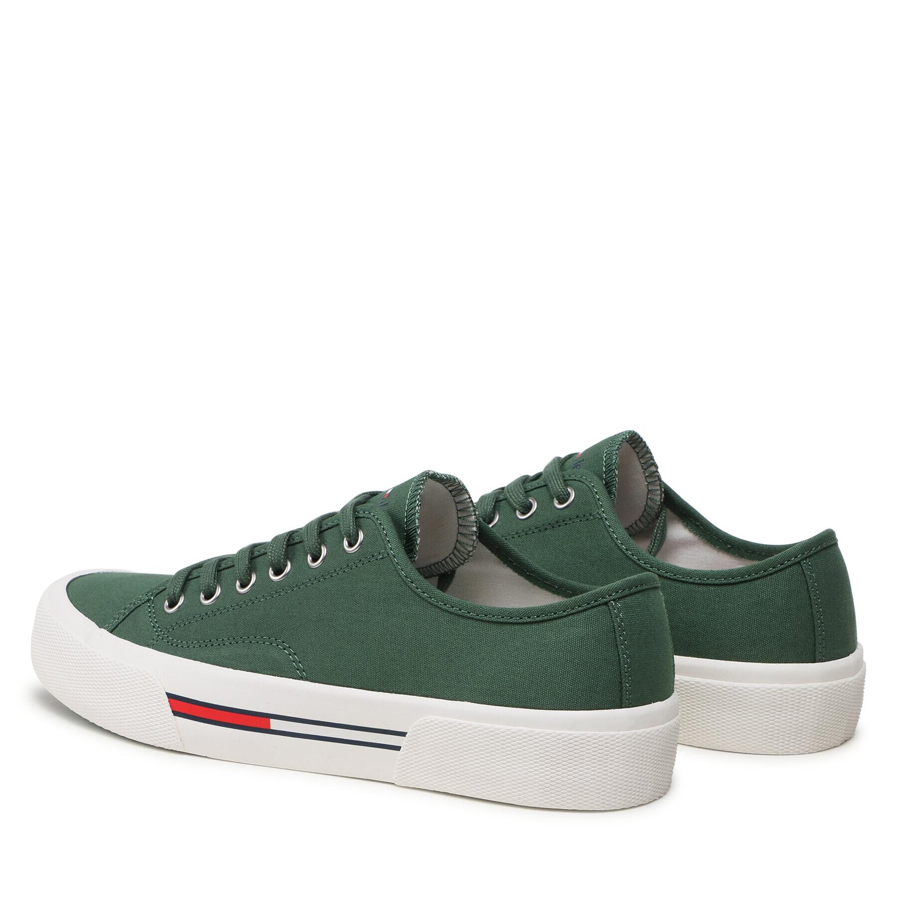 Tommy Jeans Tenisky Canvas Sneaker EM0EM01299 Zelená - Pepit.cz