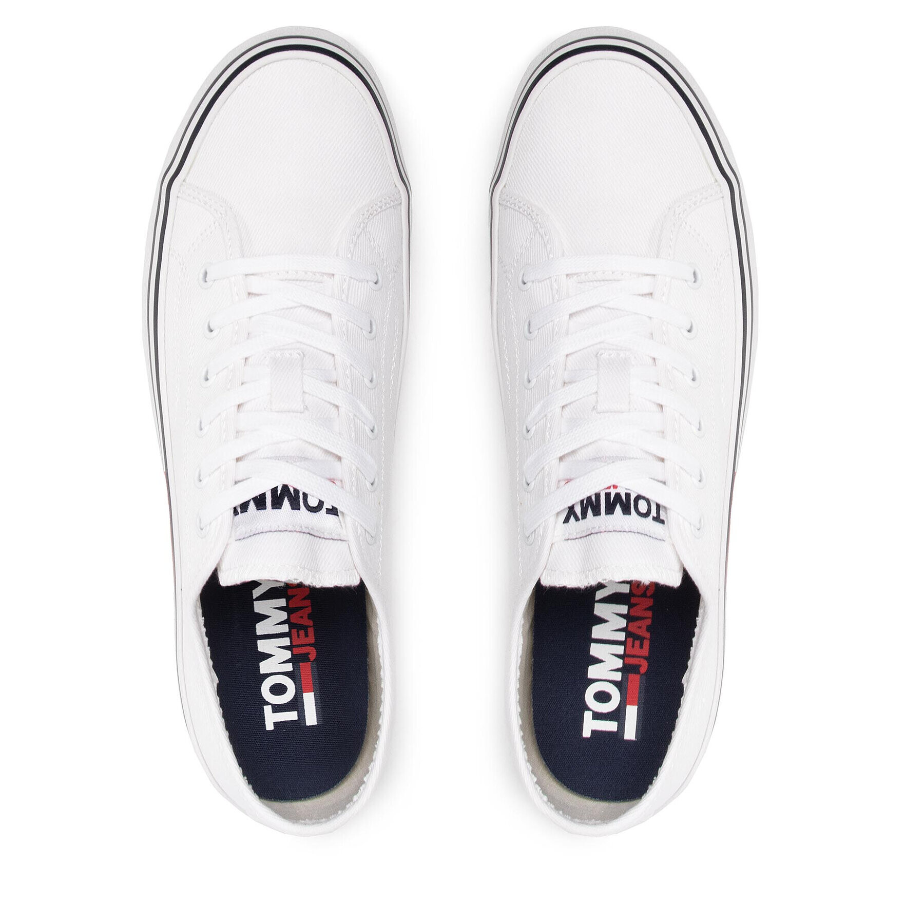 Tommy Jeans Tenisky Essential Low Cut EM0EM00962 Bílá - Pepit.cz