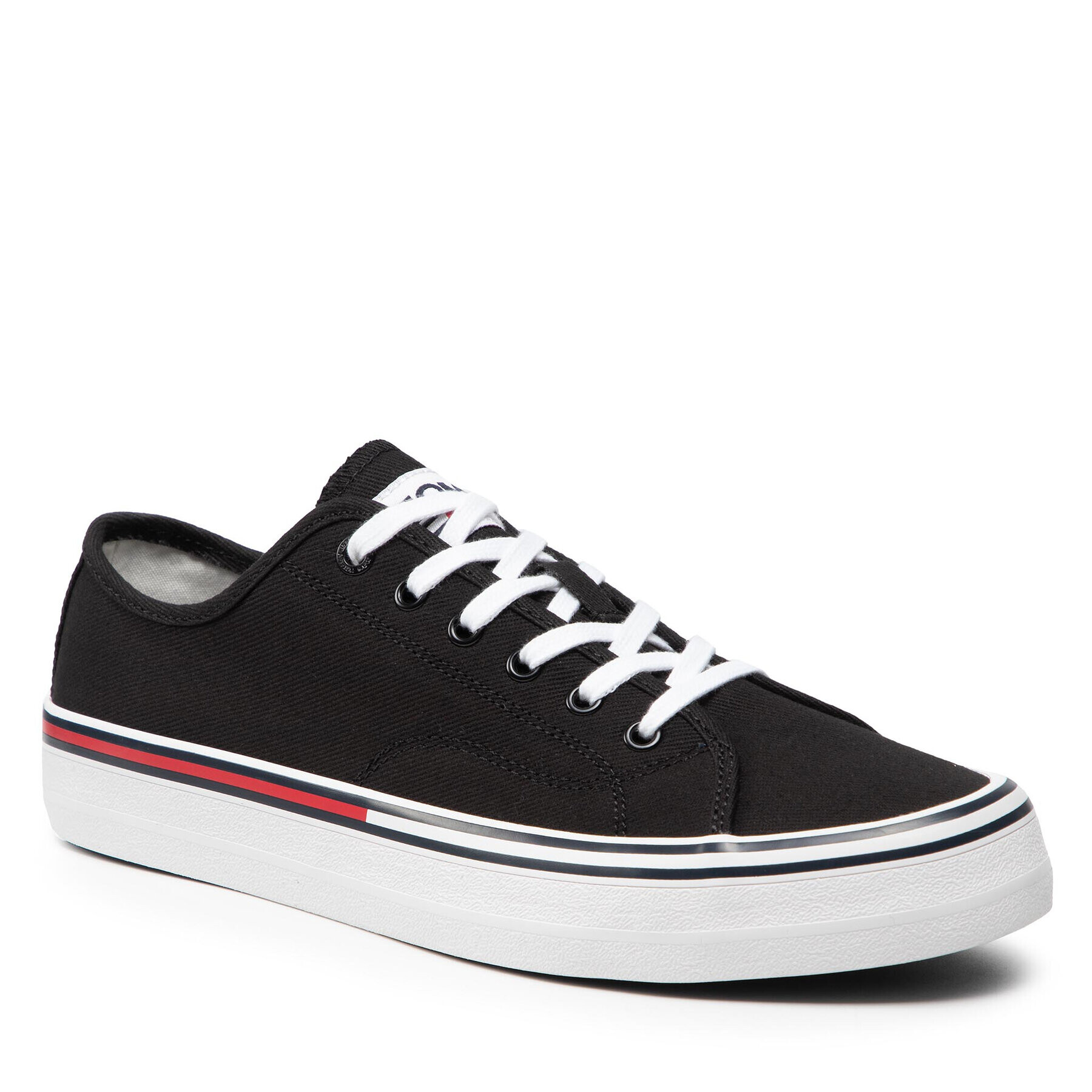 Tommy Jeans Tenisky Essential Low Cut EM0EM00962 Černá - Pepit.cz