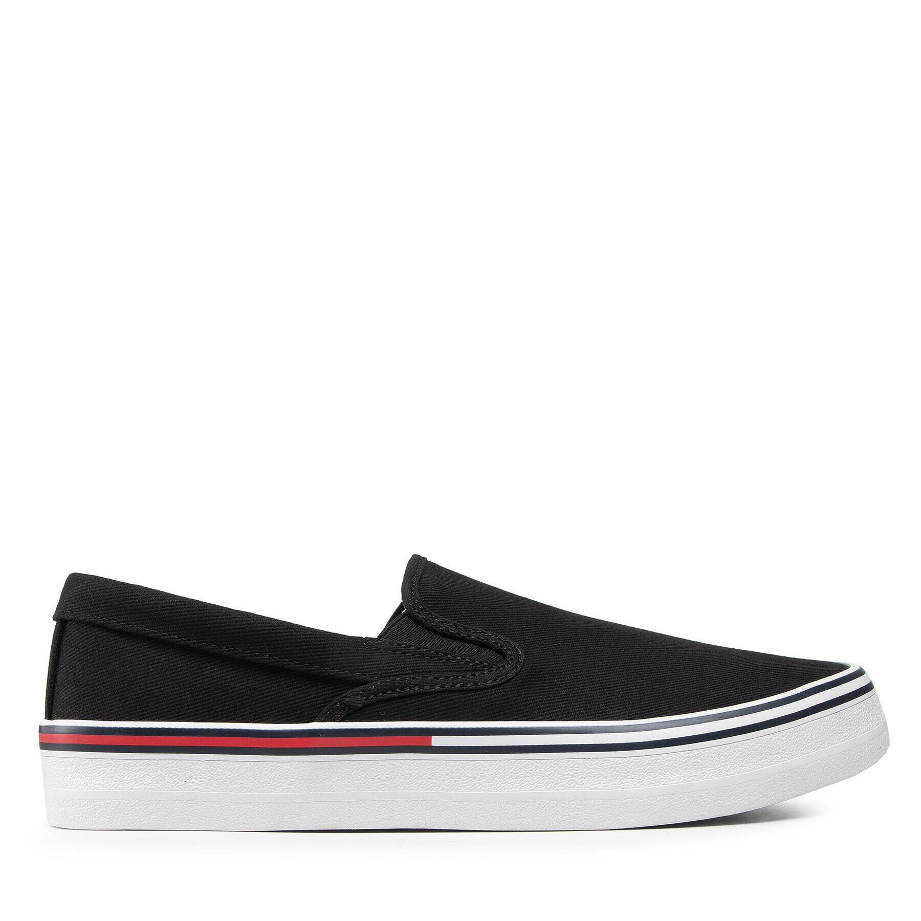 Tommy Jeans Tenisky Essential Slipon EM0EM00961 Černá - Pepit.cz