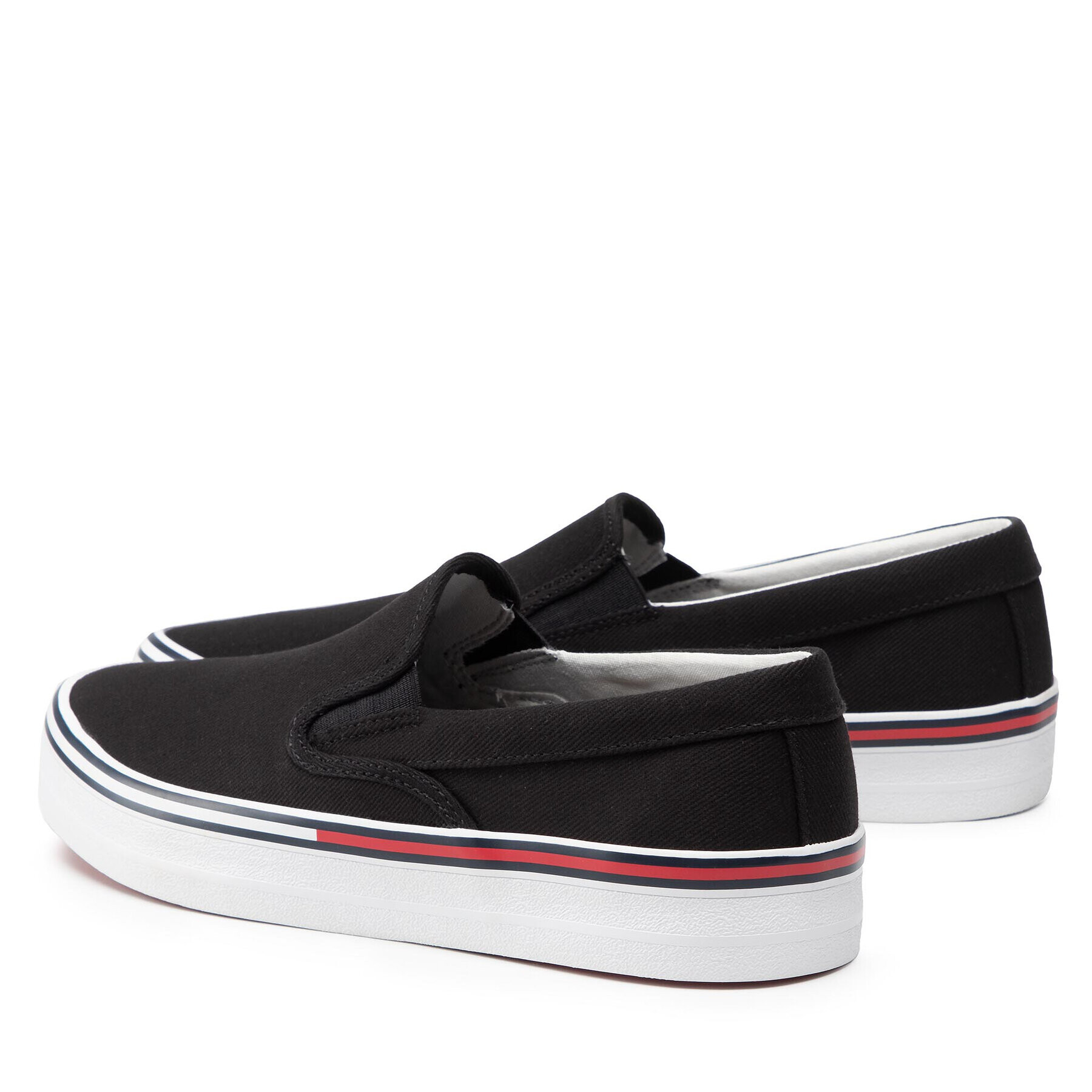 Tommy Jeans Tenisky Essential Slipon EM0EM00961 Černá - Pepit.cz