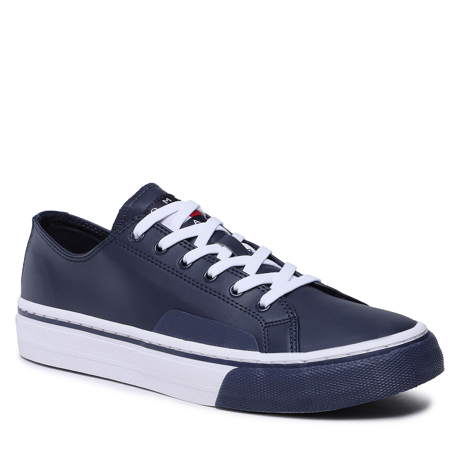 Tommy Jeans Tenisky Lace Vulc Ess EM0EM01047 Tmavomodrá - Pepit.cz