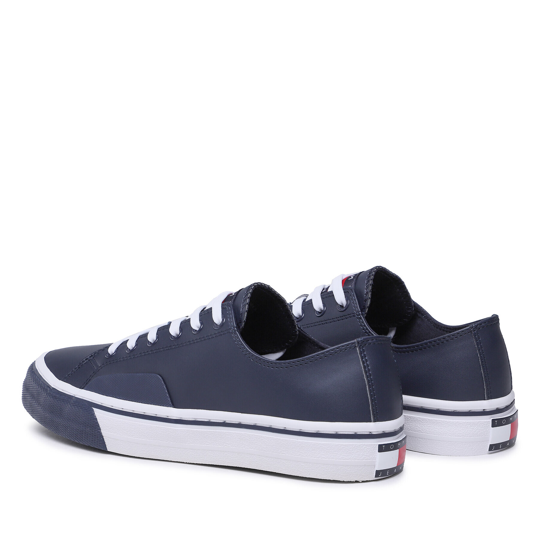 Tommy Jeans Tenisky Lace Vulc Ess EM0EM01047 Tmavomodrá - Pepit.cz